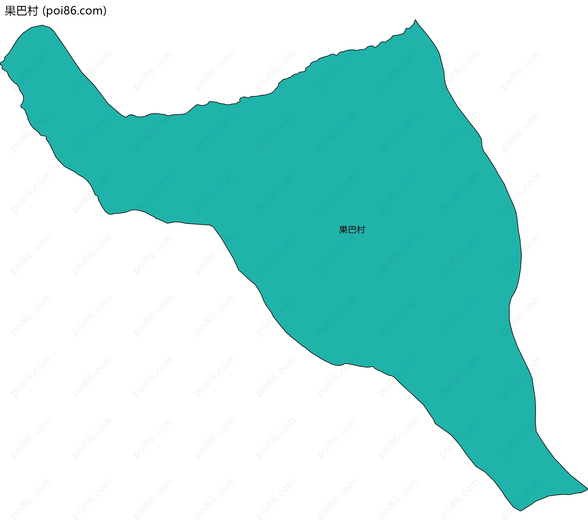 果巴村边界地图