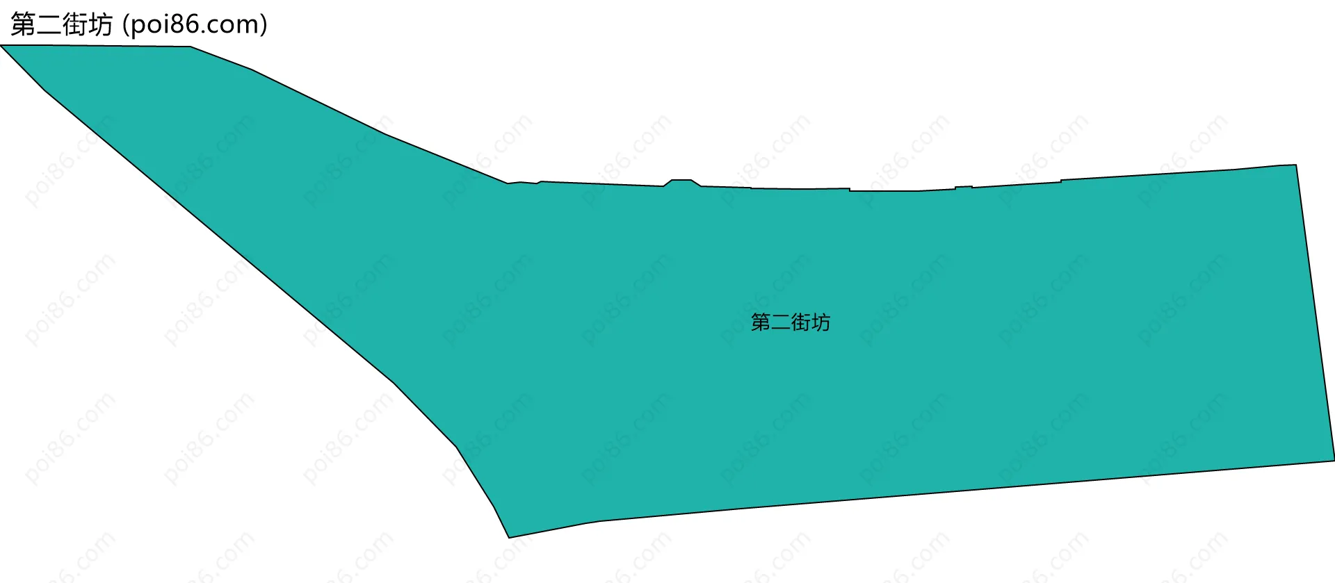 第二街坊边界地图