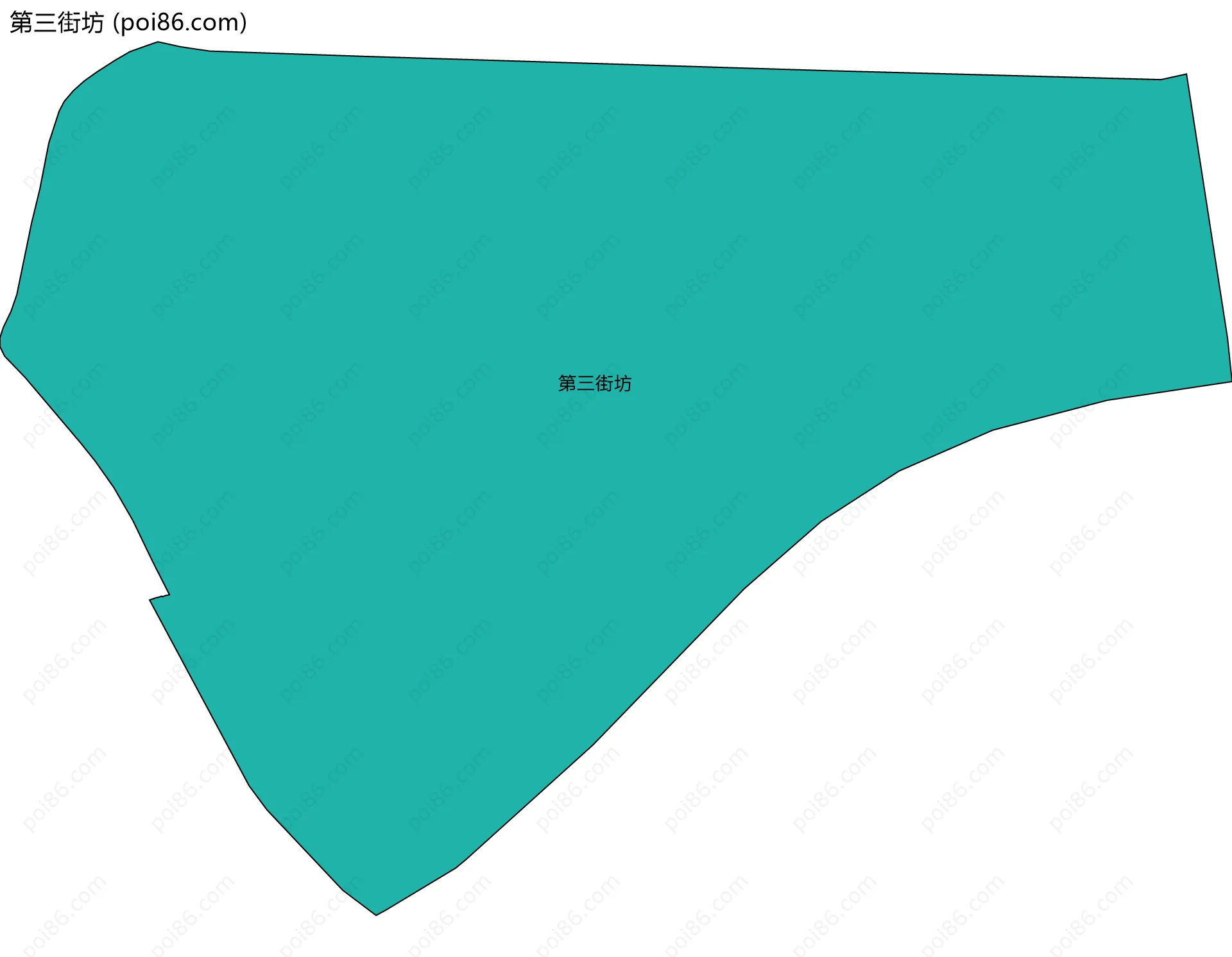 第三街坊边界地图
