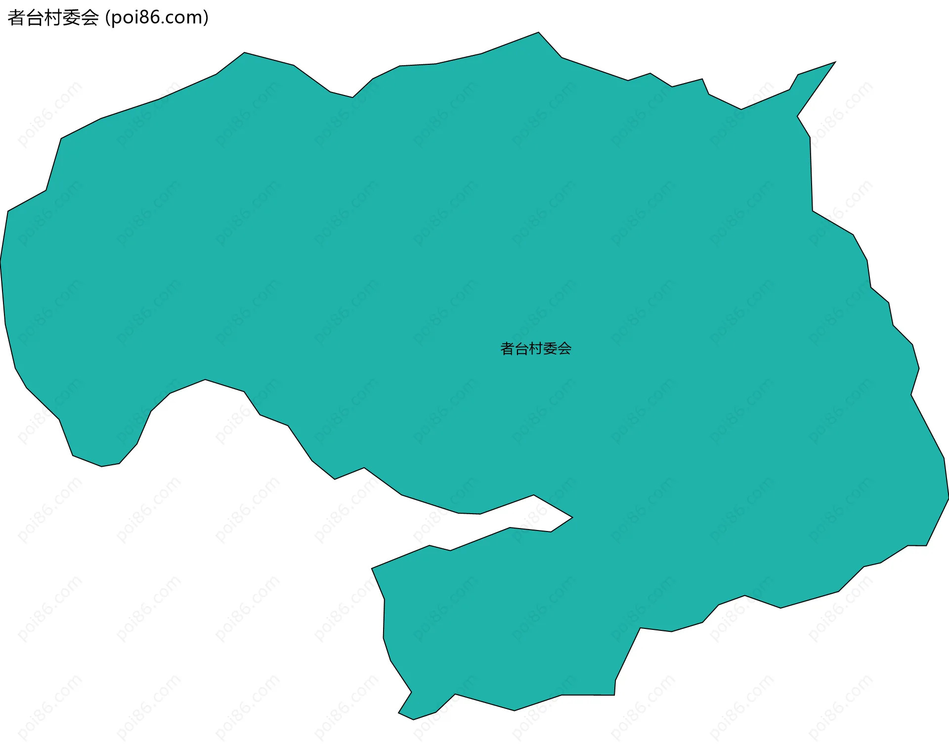 者台村委会边界地图