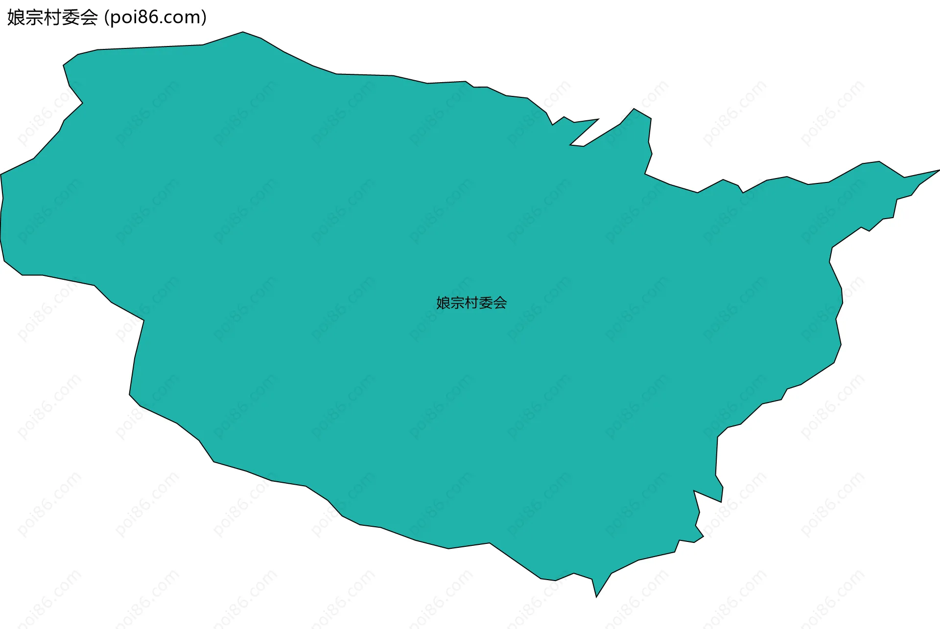 娘宗村委会边界地图