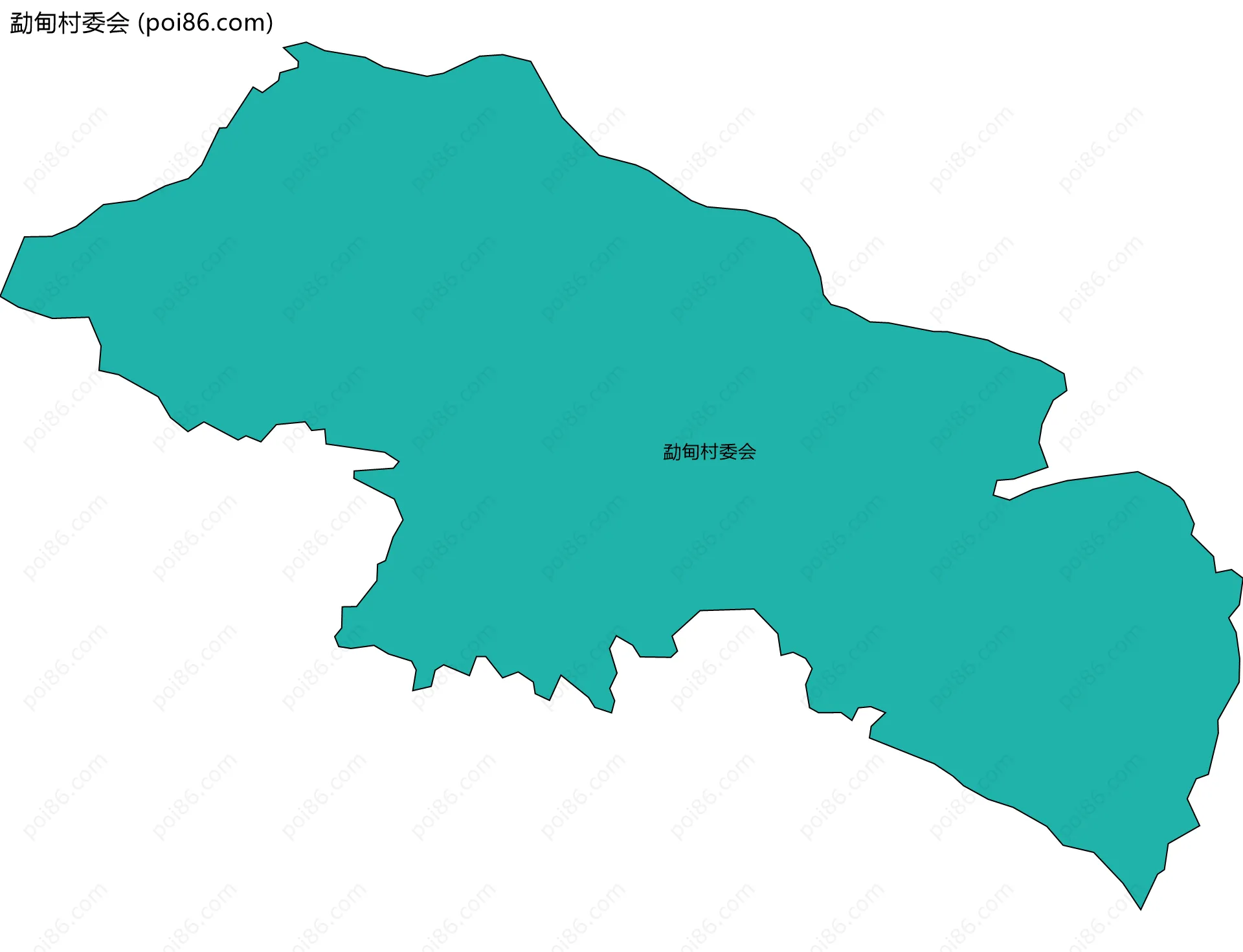 勐甸村委会边界地图