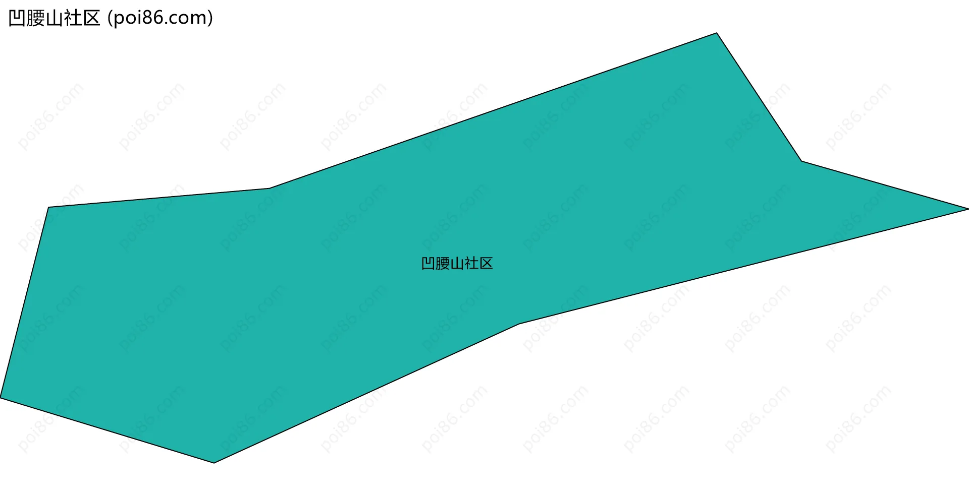 凹腰山社区边界地图