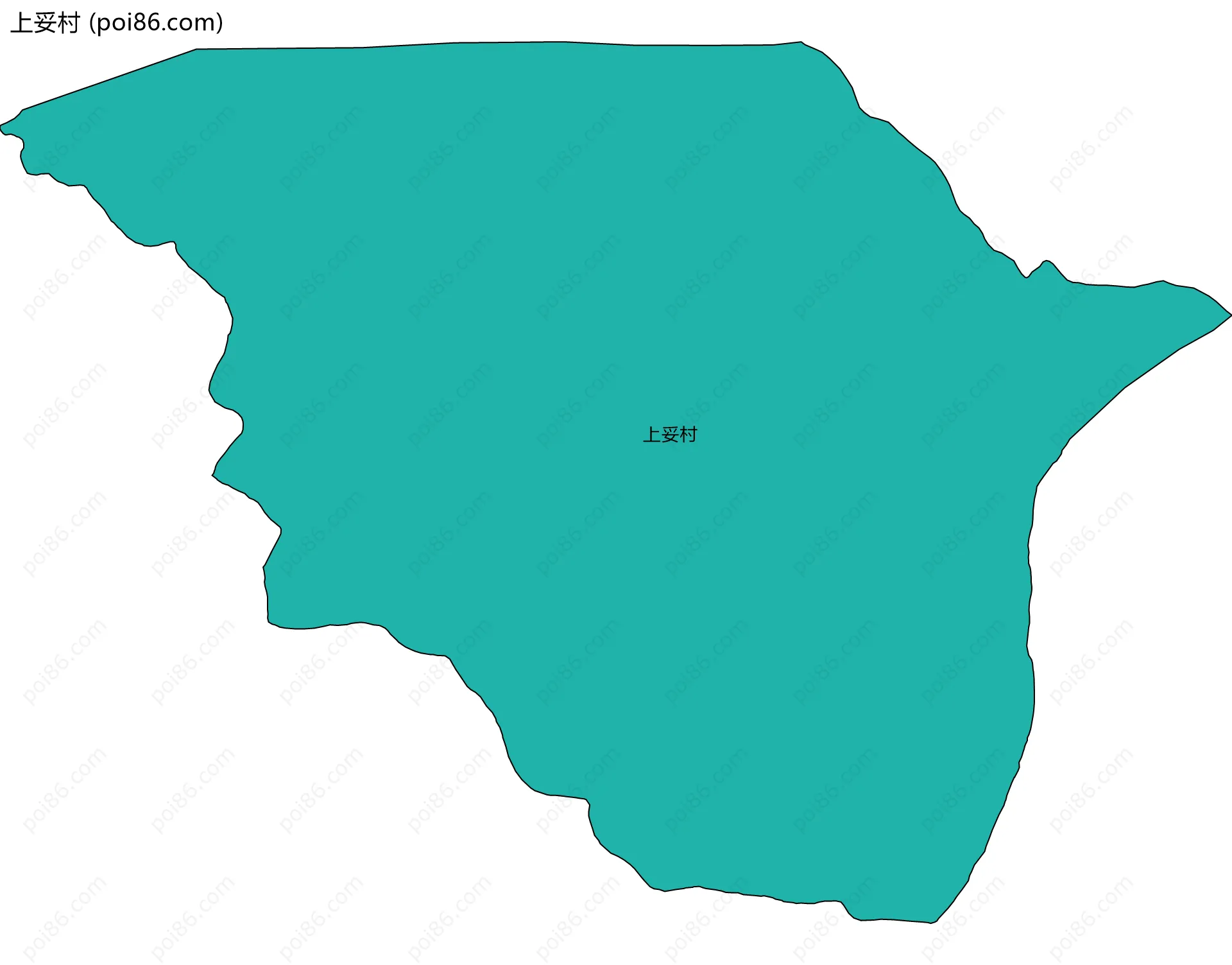 上妥村边界地图
