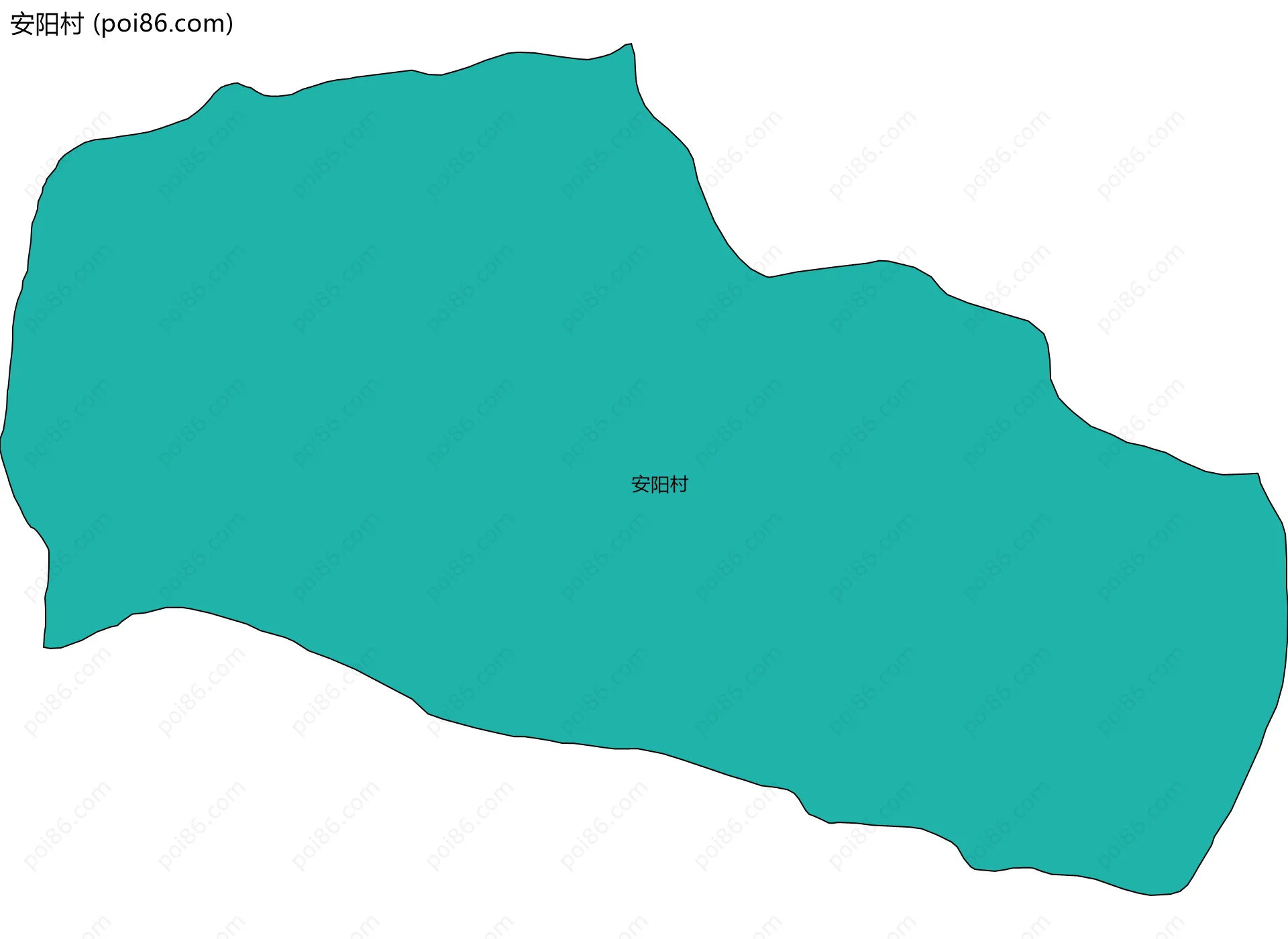 安阳村边界地图