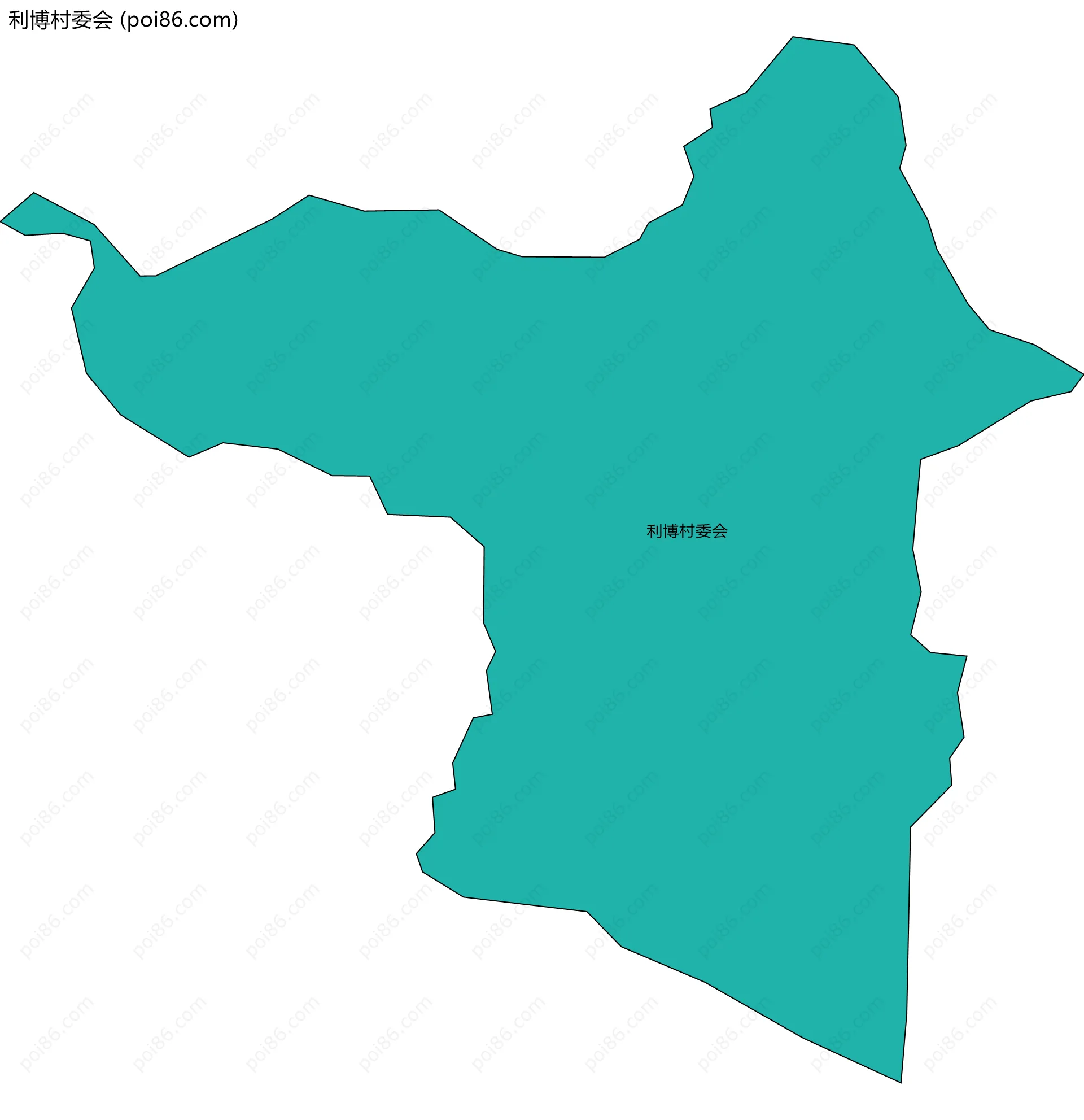 利博村委会边界地图