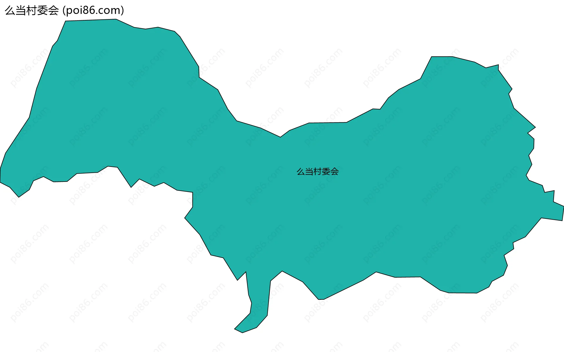 么当村委会边界地图