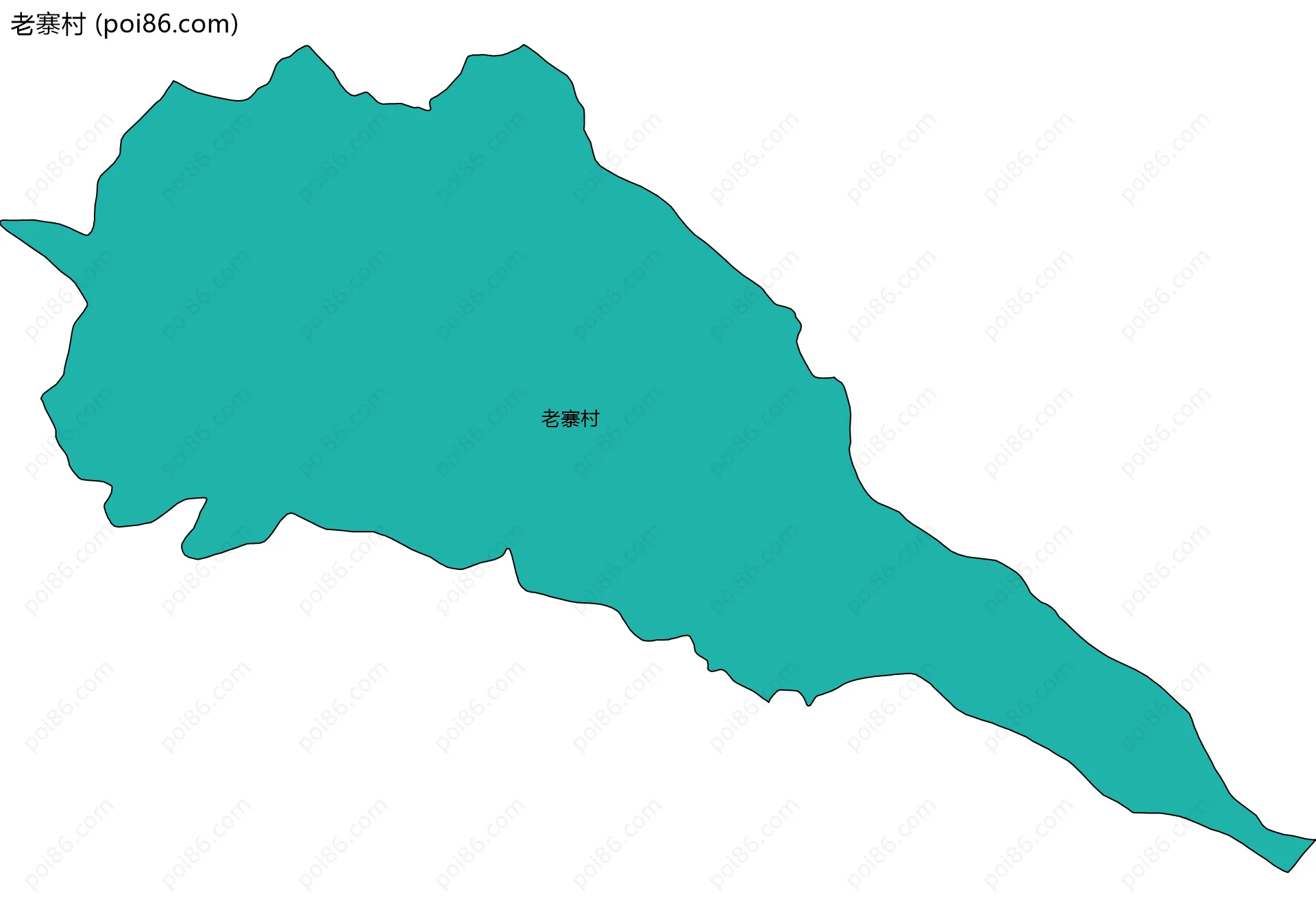 老寨村边界地图