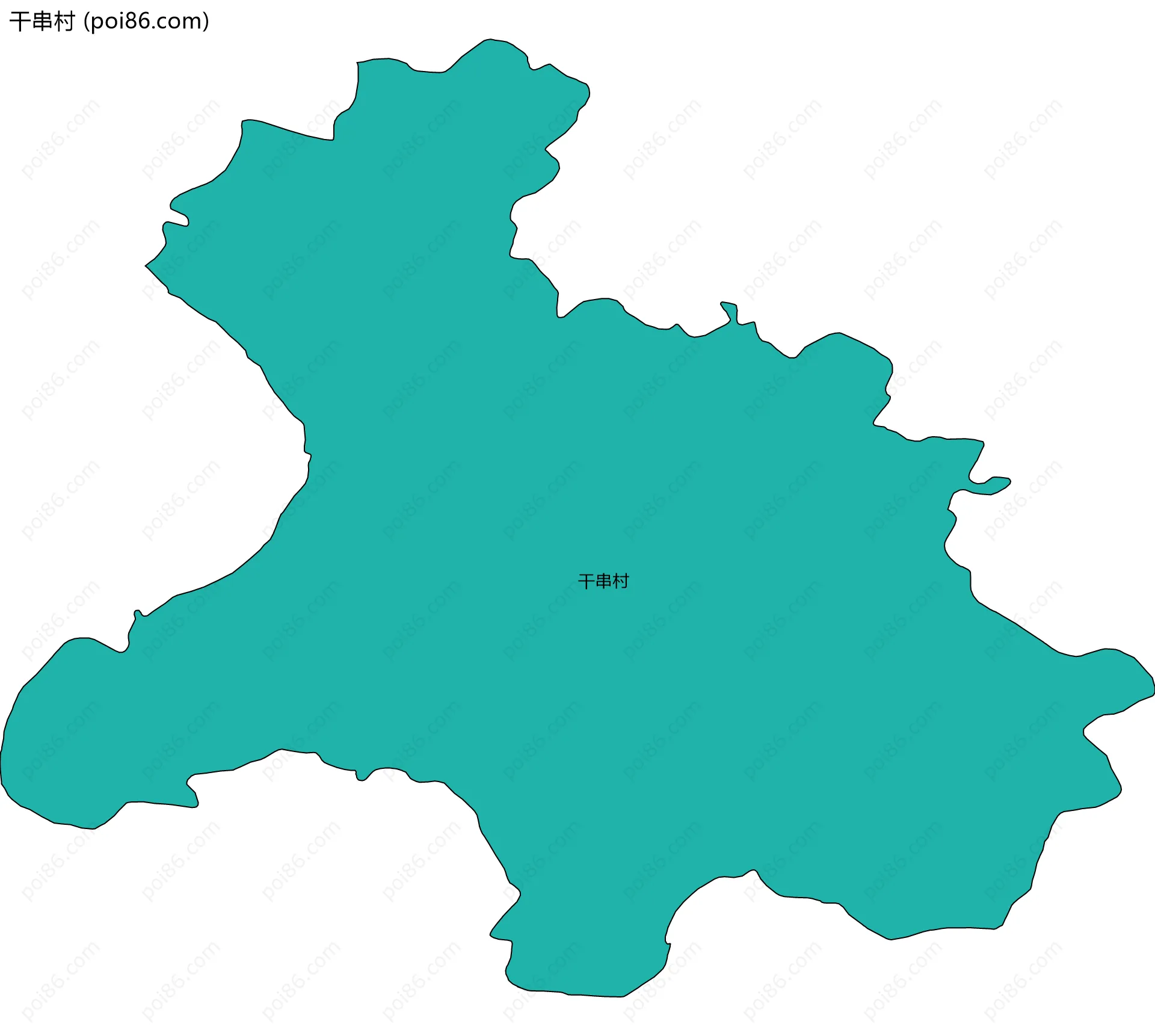 干串村边界地图