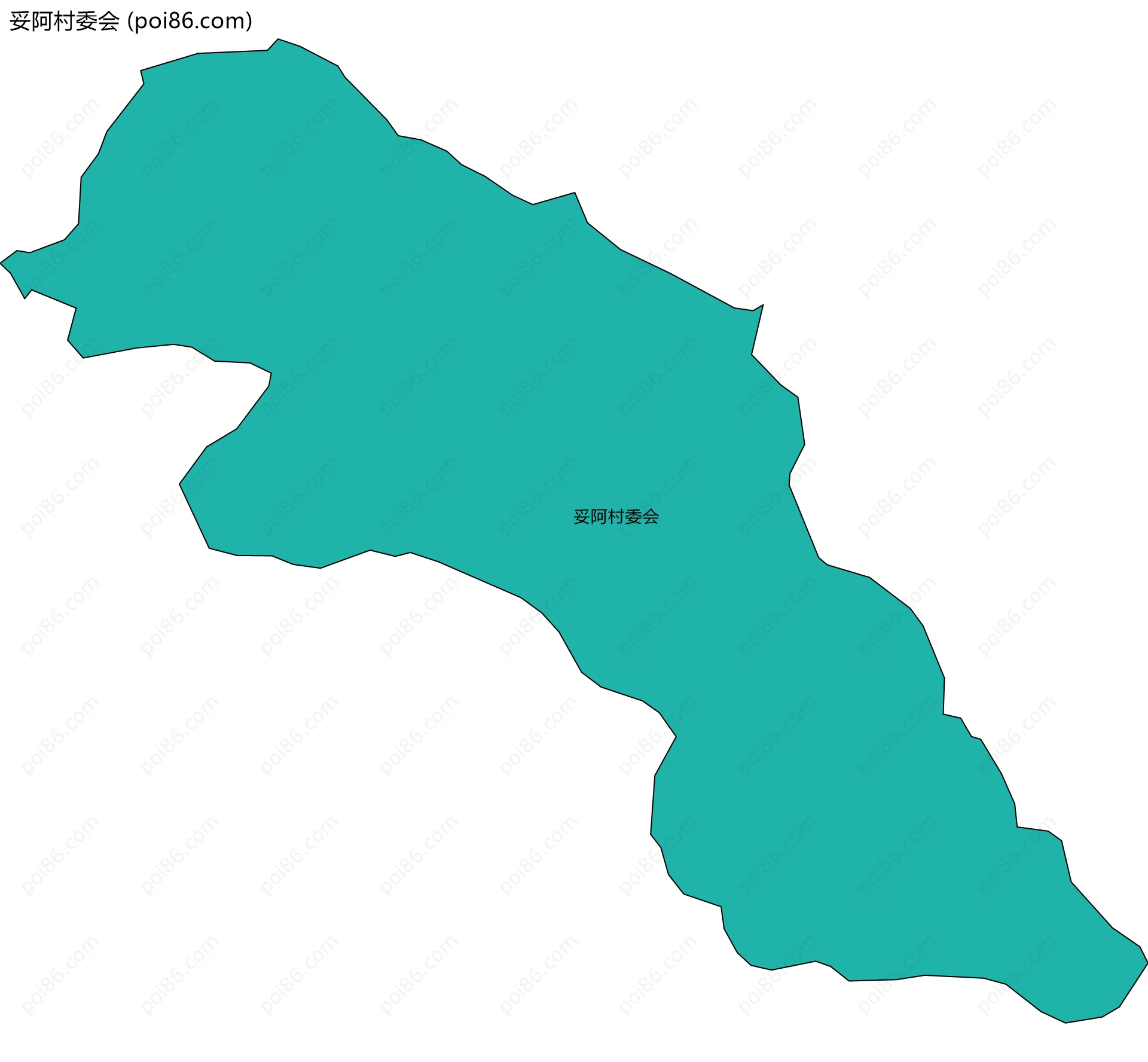 妥阿村委会边界地图