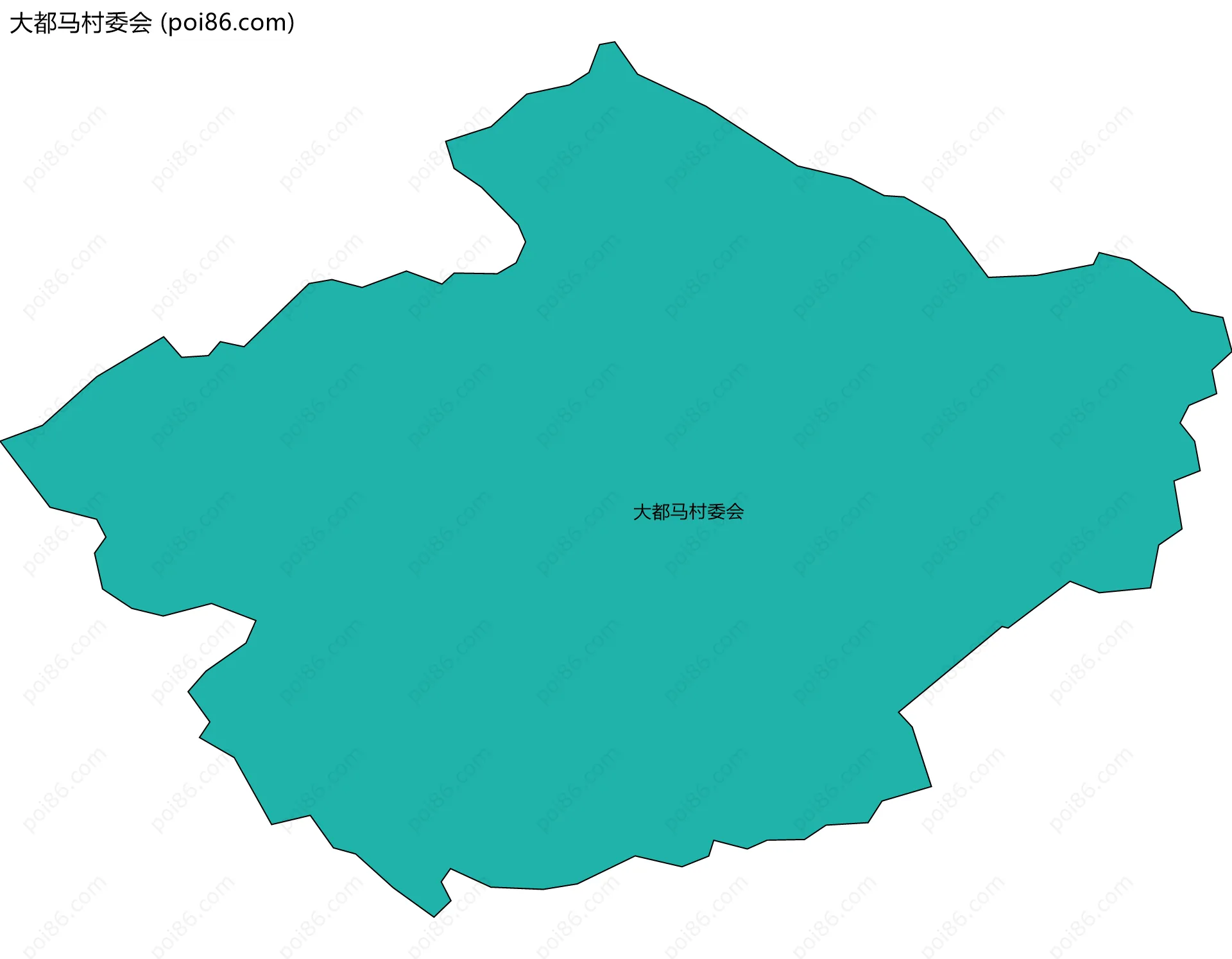 大都马村委会边界地图