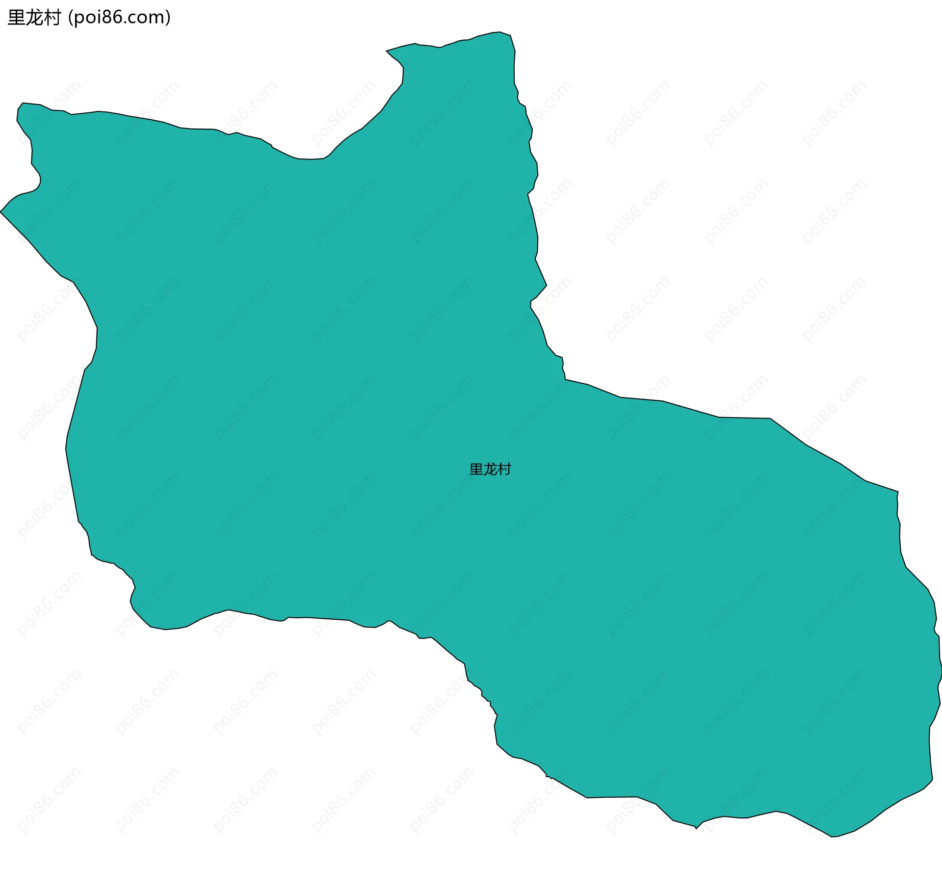 里龙村边界地图