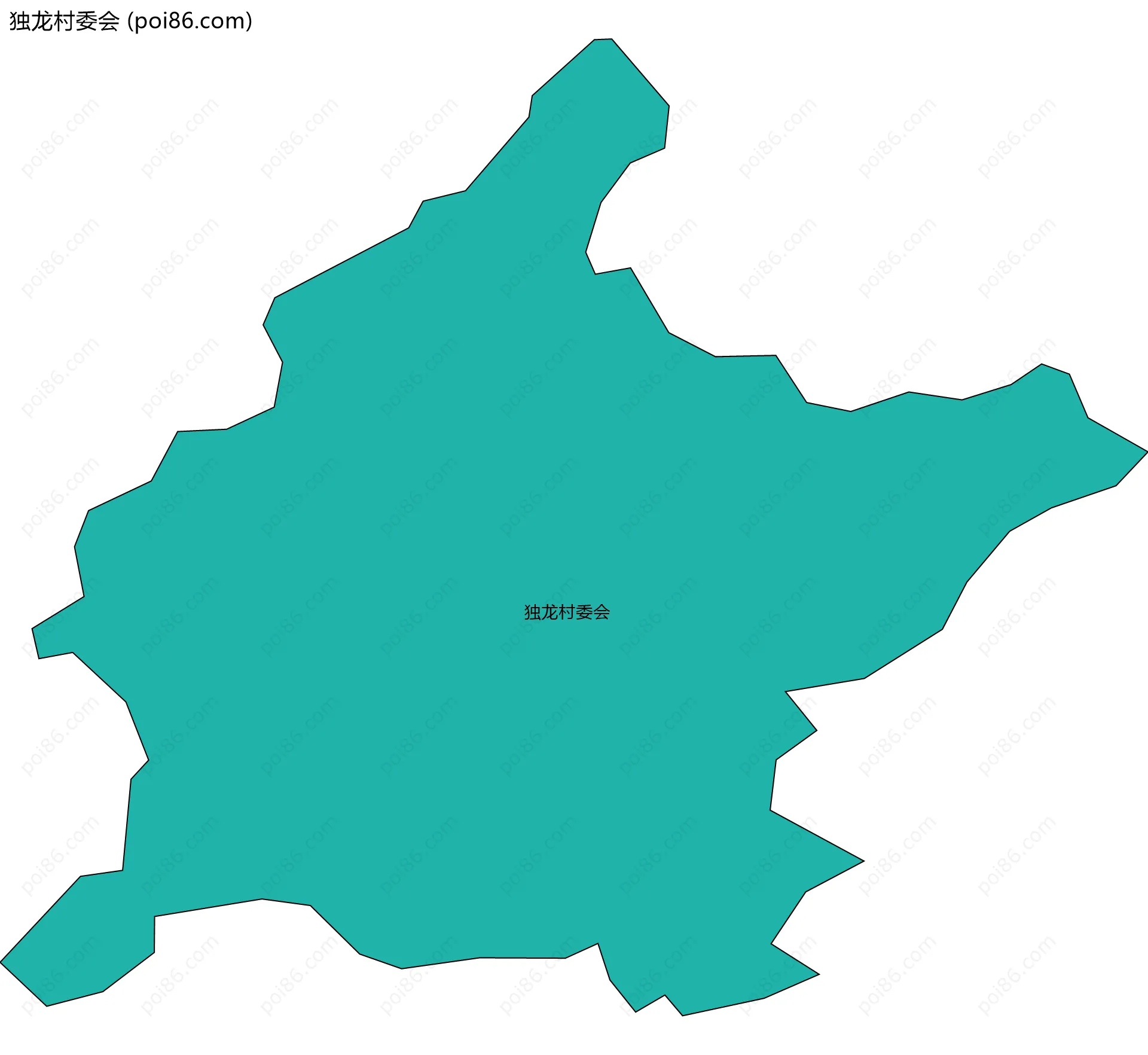 独龙村委会边界地图