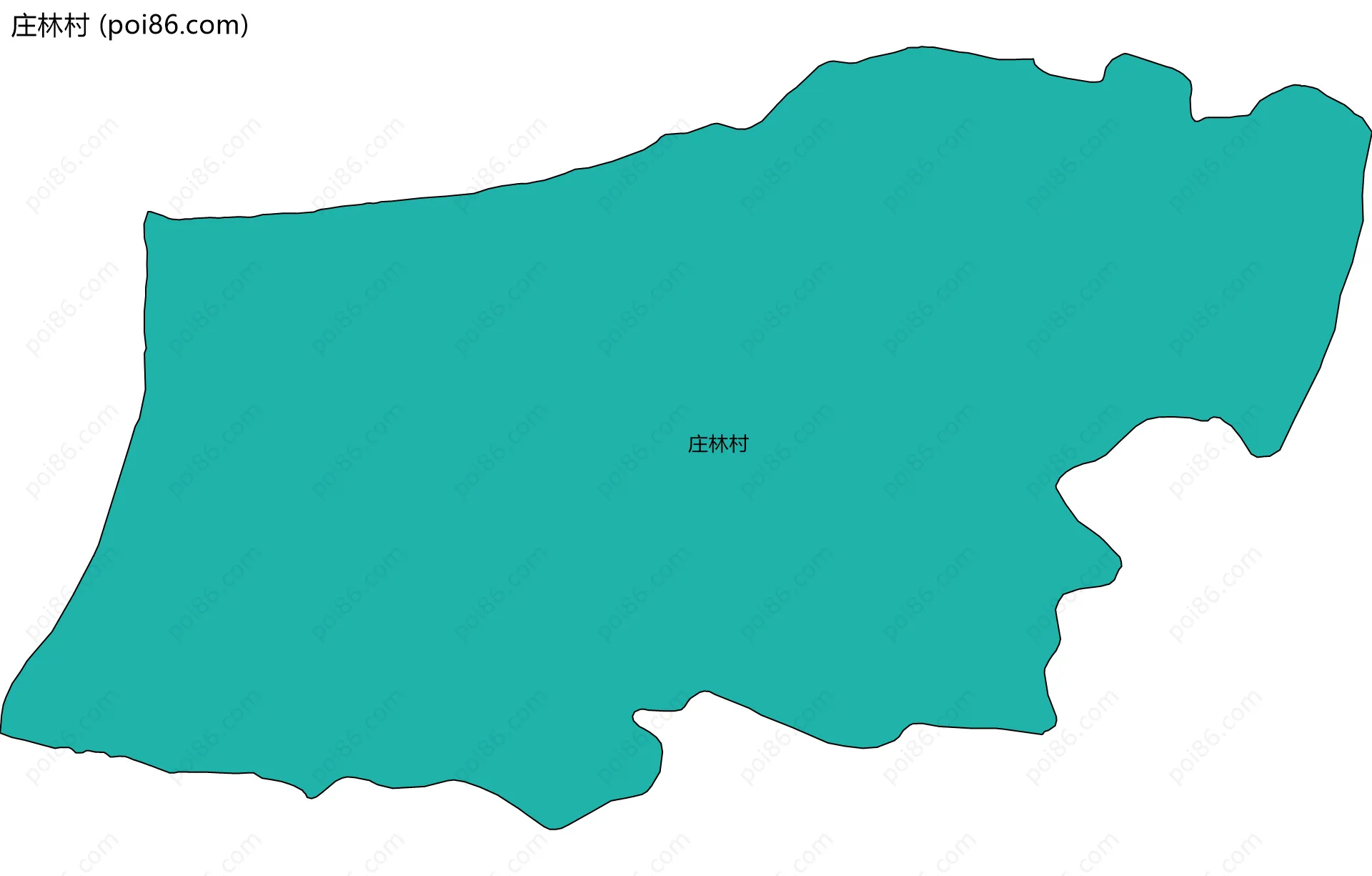 庄林村边界地图