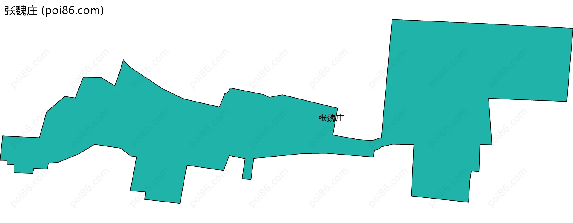 张魏庄边界地图