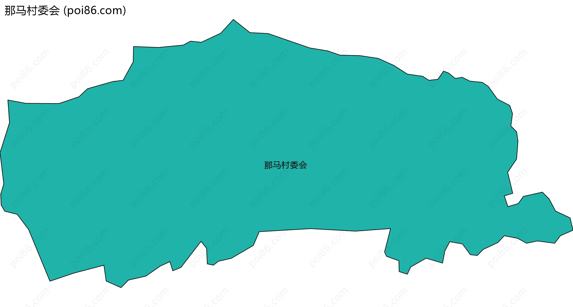 那马村委会边界地图