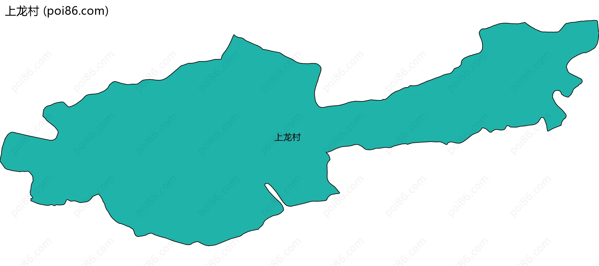 上龙村边界地图
