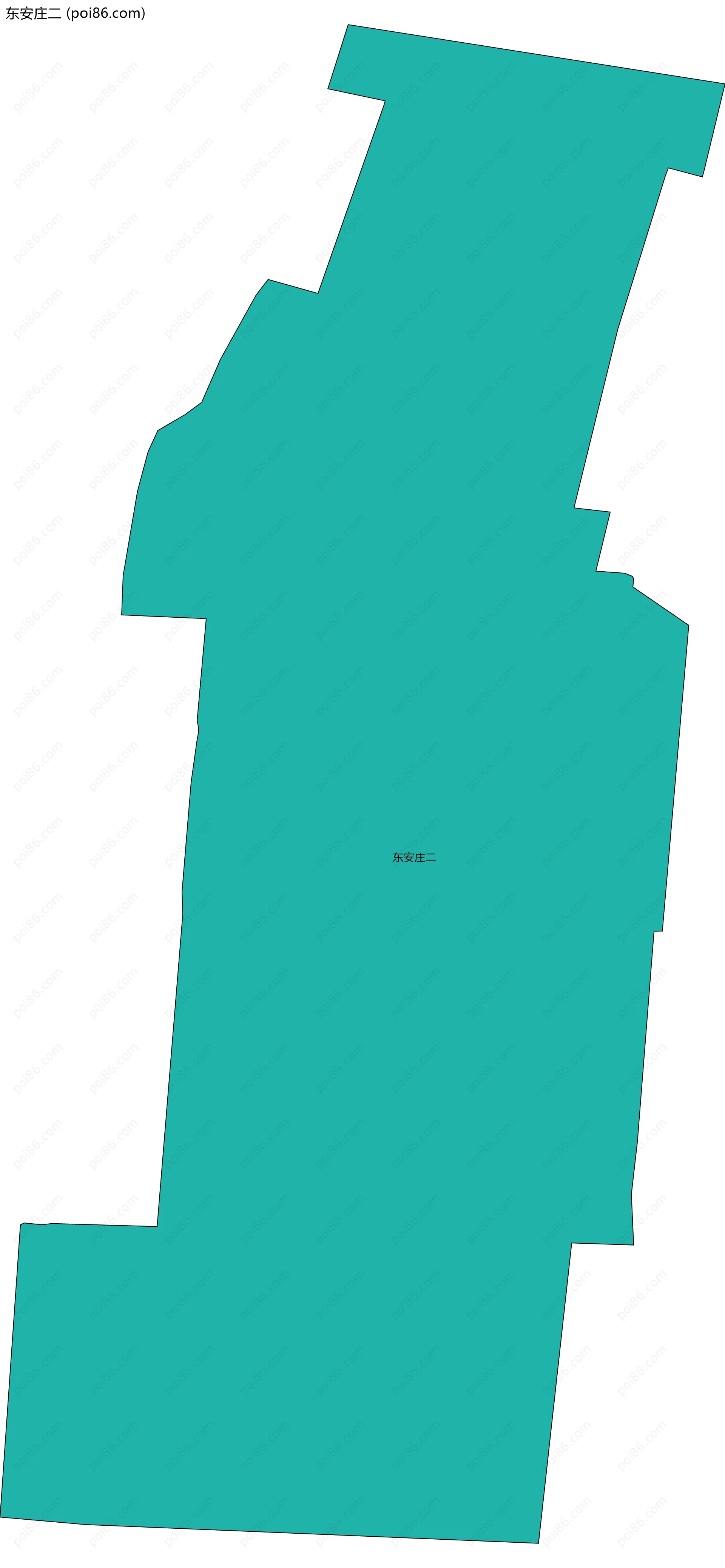 东安庄二边界地图