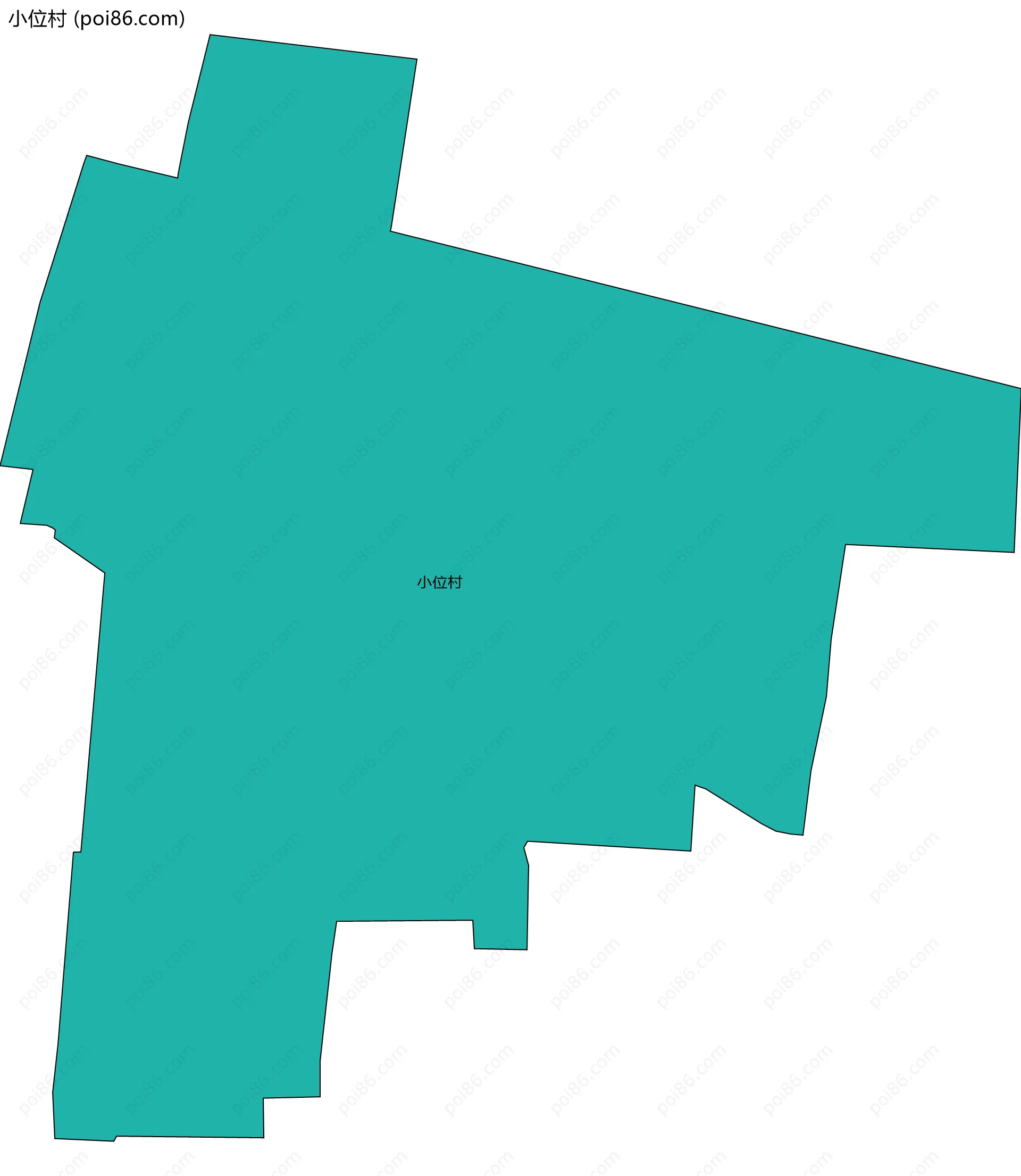 小位村边界地图