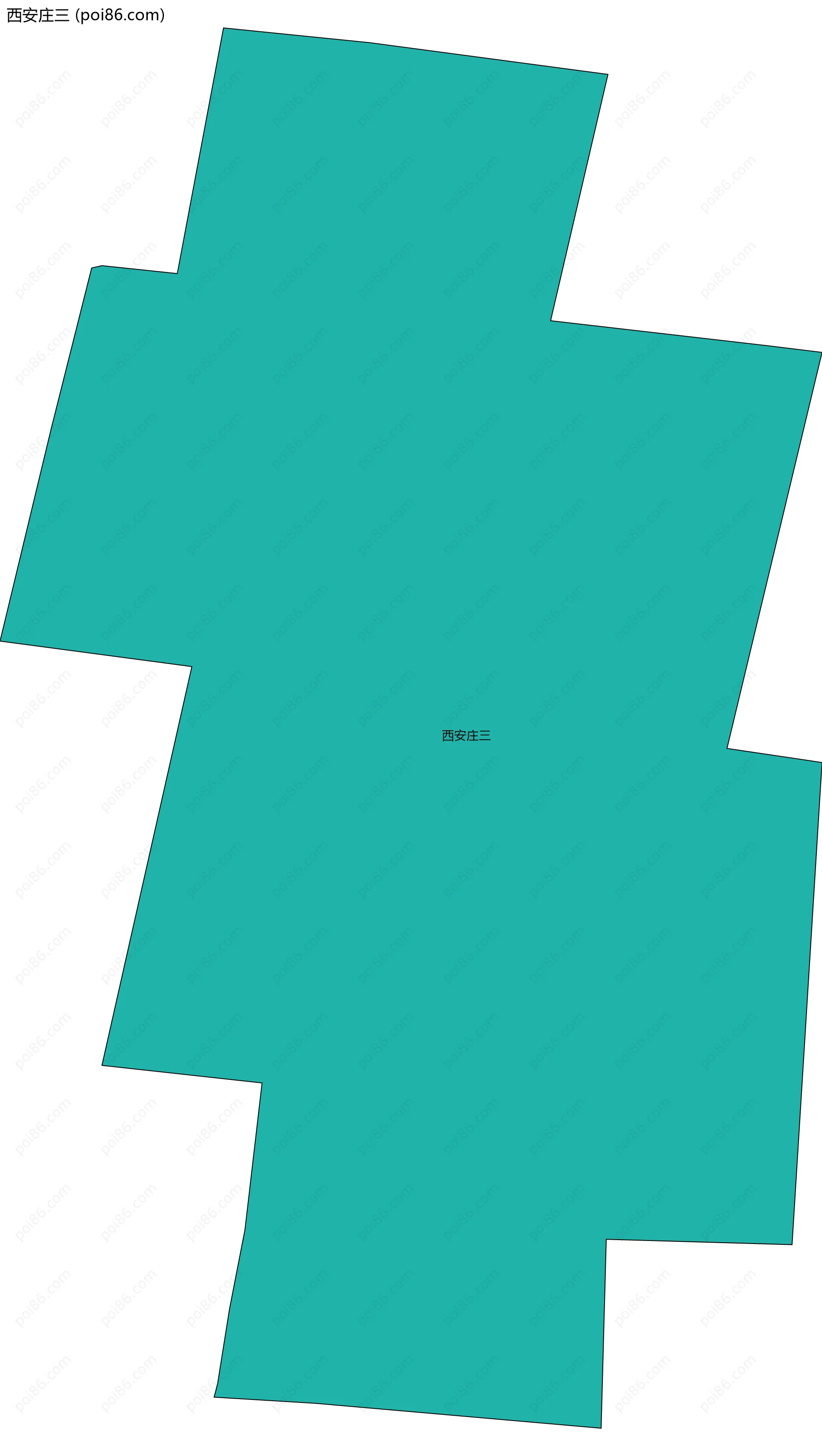 西安庄三边界地图