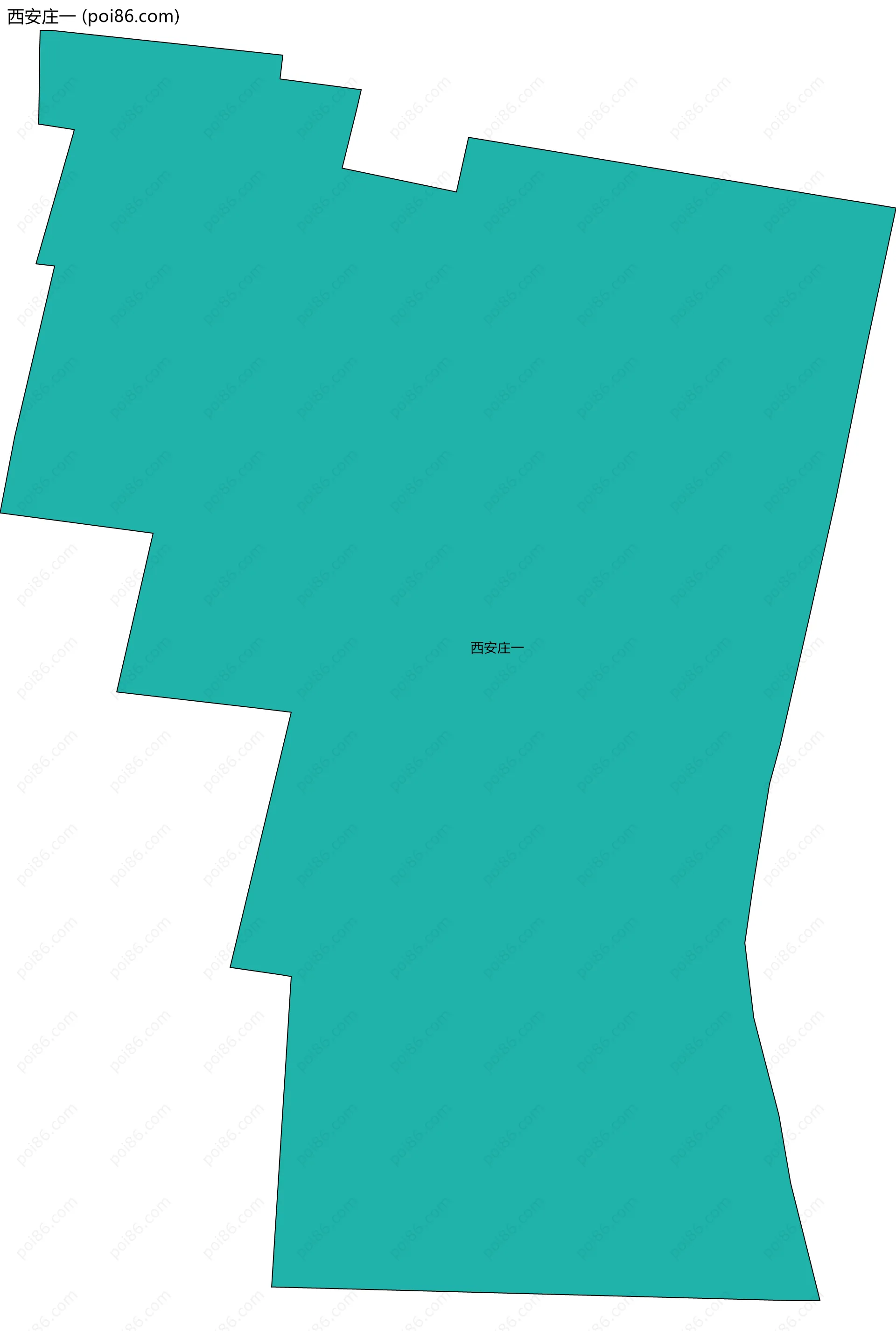 西安庄一边界地图