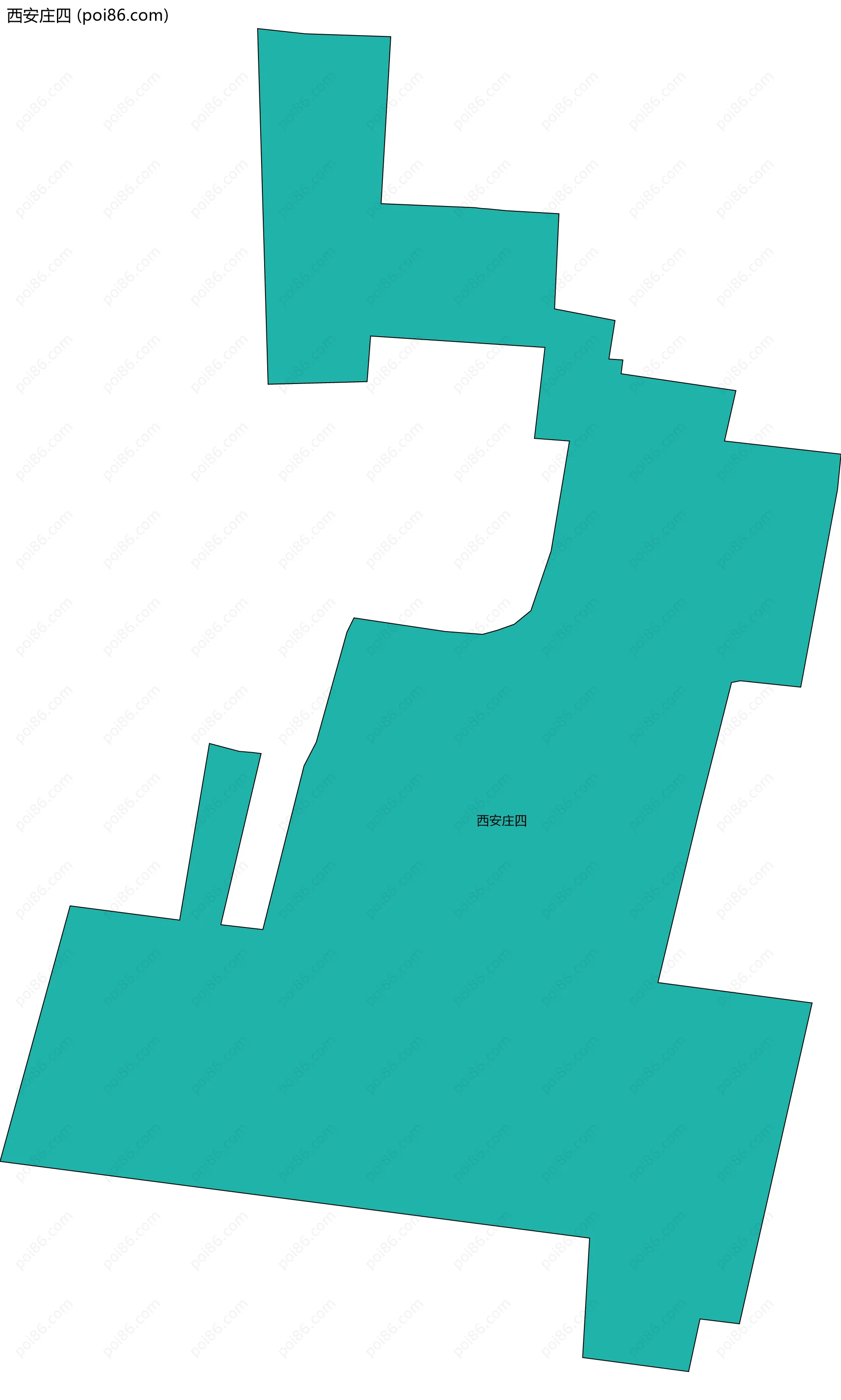 西安庄四边界地图