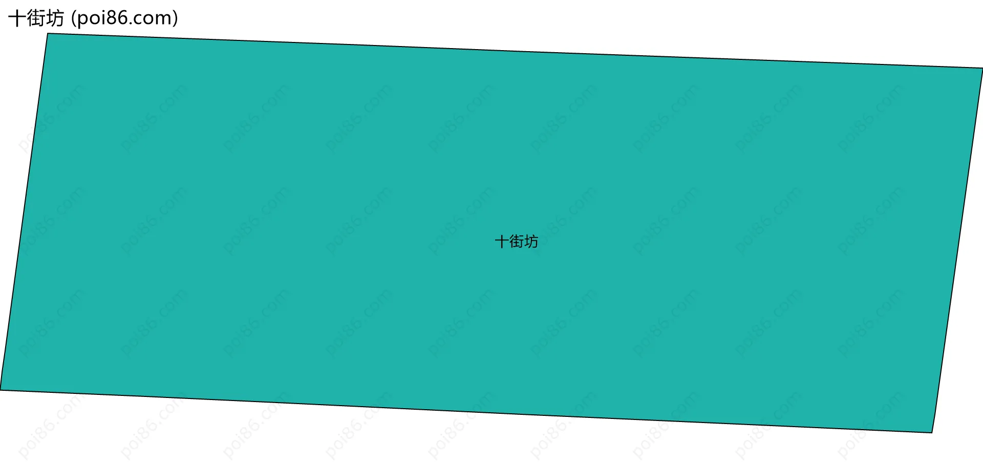 十街坊边界地图