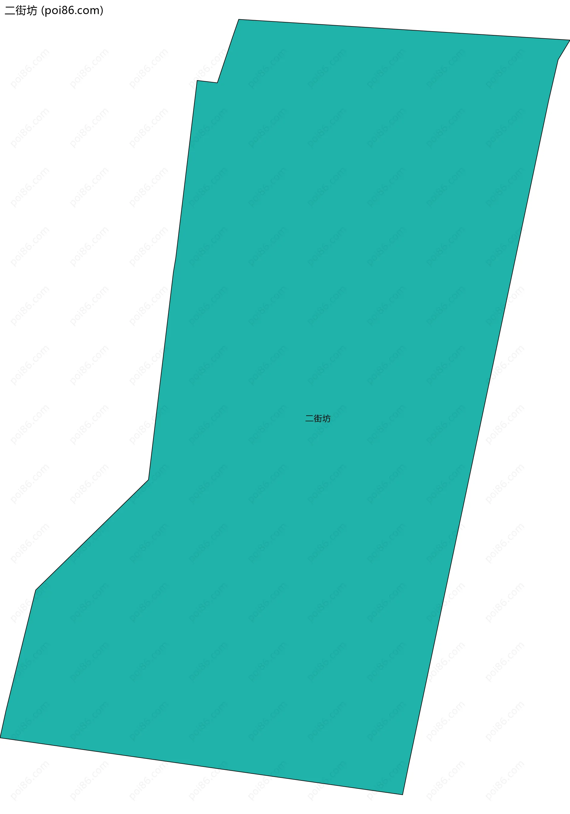 二街坊边界地图