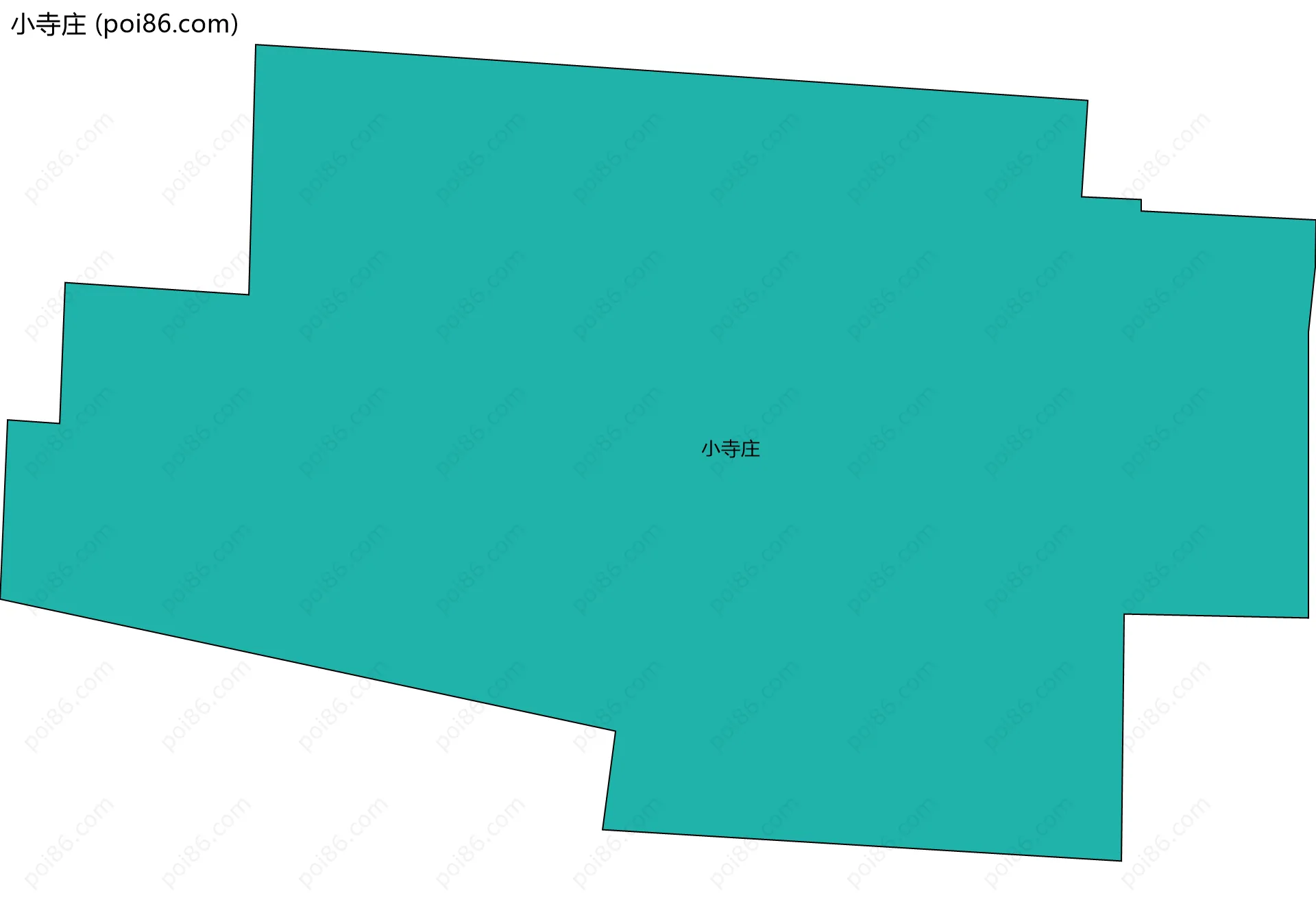 小寺庄边界地图