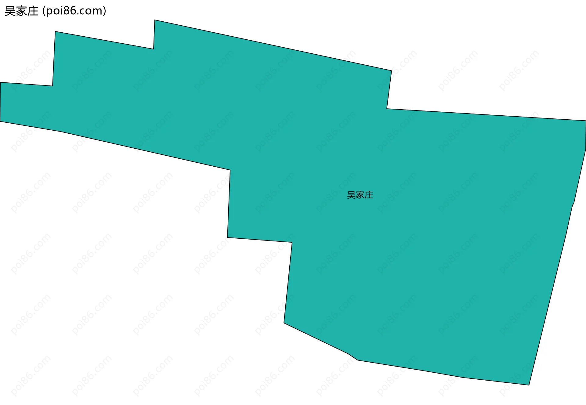 吴家庄边界地图