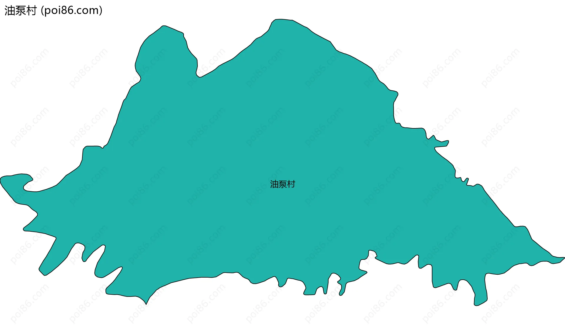 油泵村边界地图