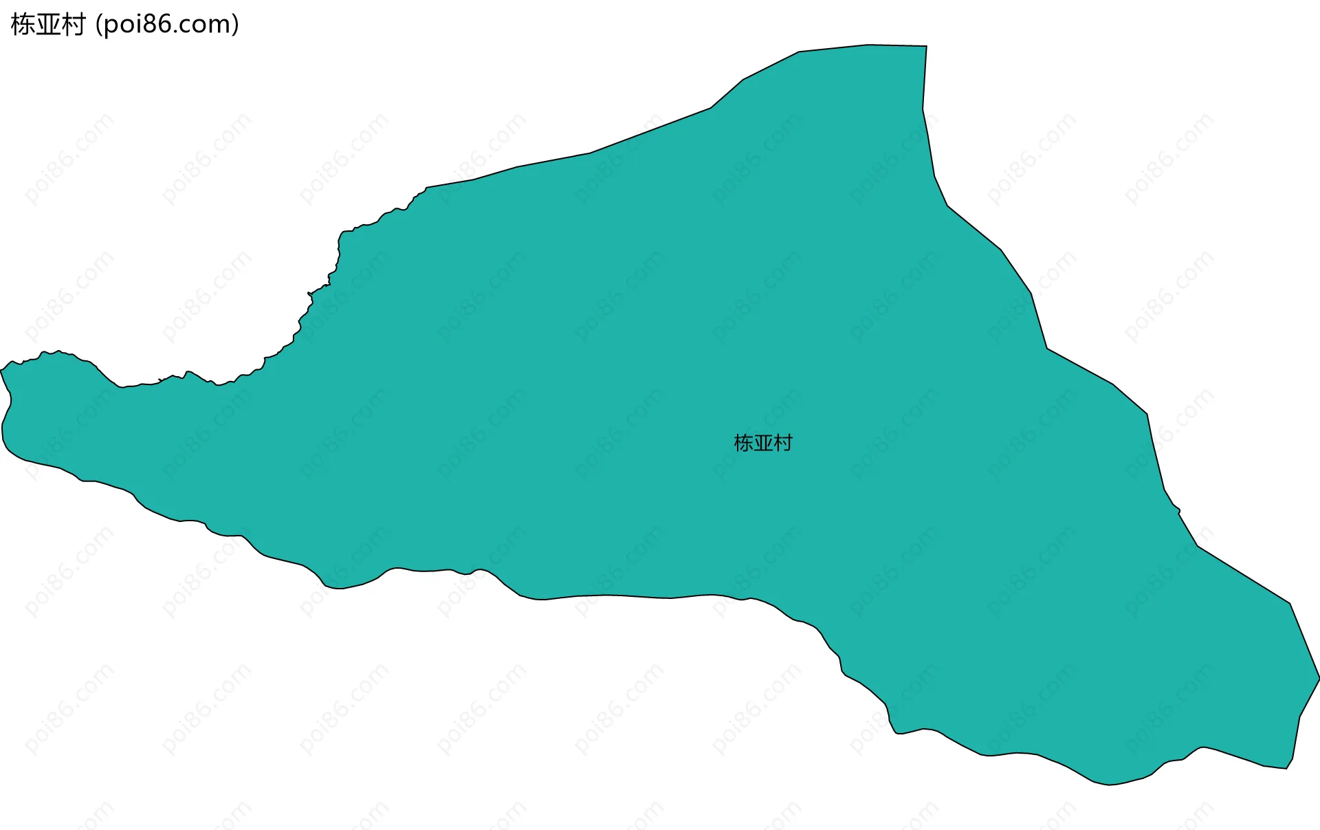 栋亚村边界地图