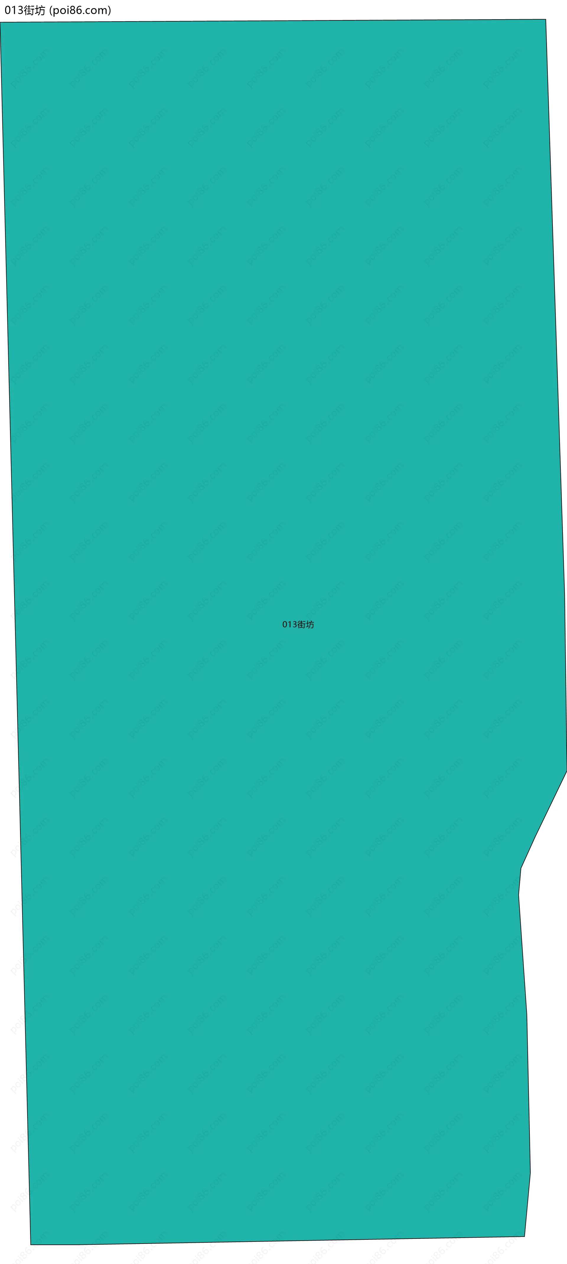 013街坊边界地图
