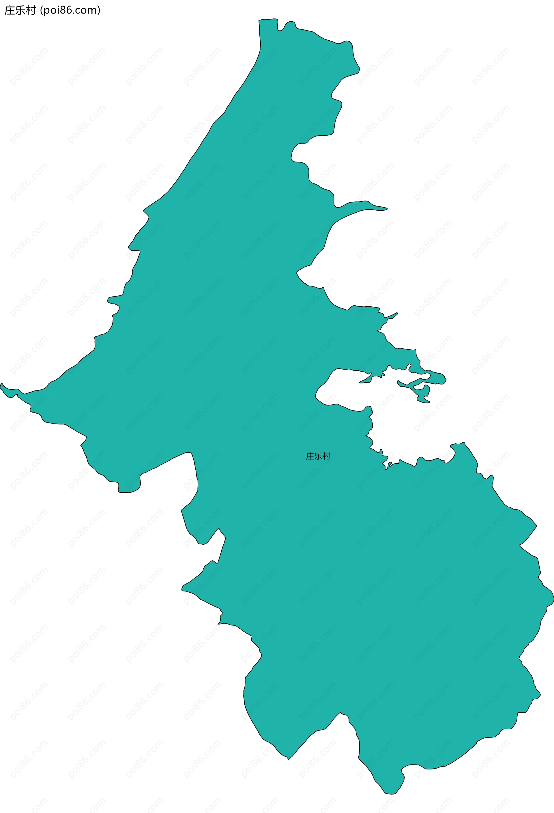 庄乐村边界地图