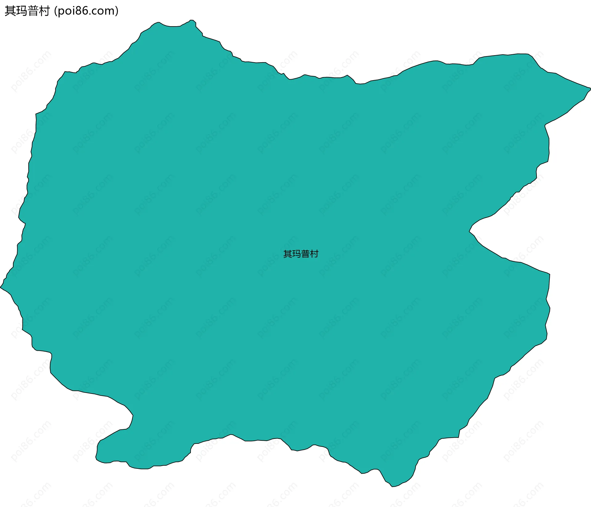 其玛普村边界地图