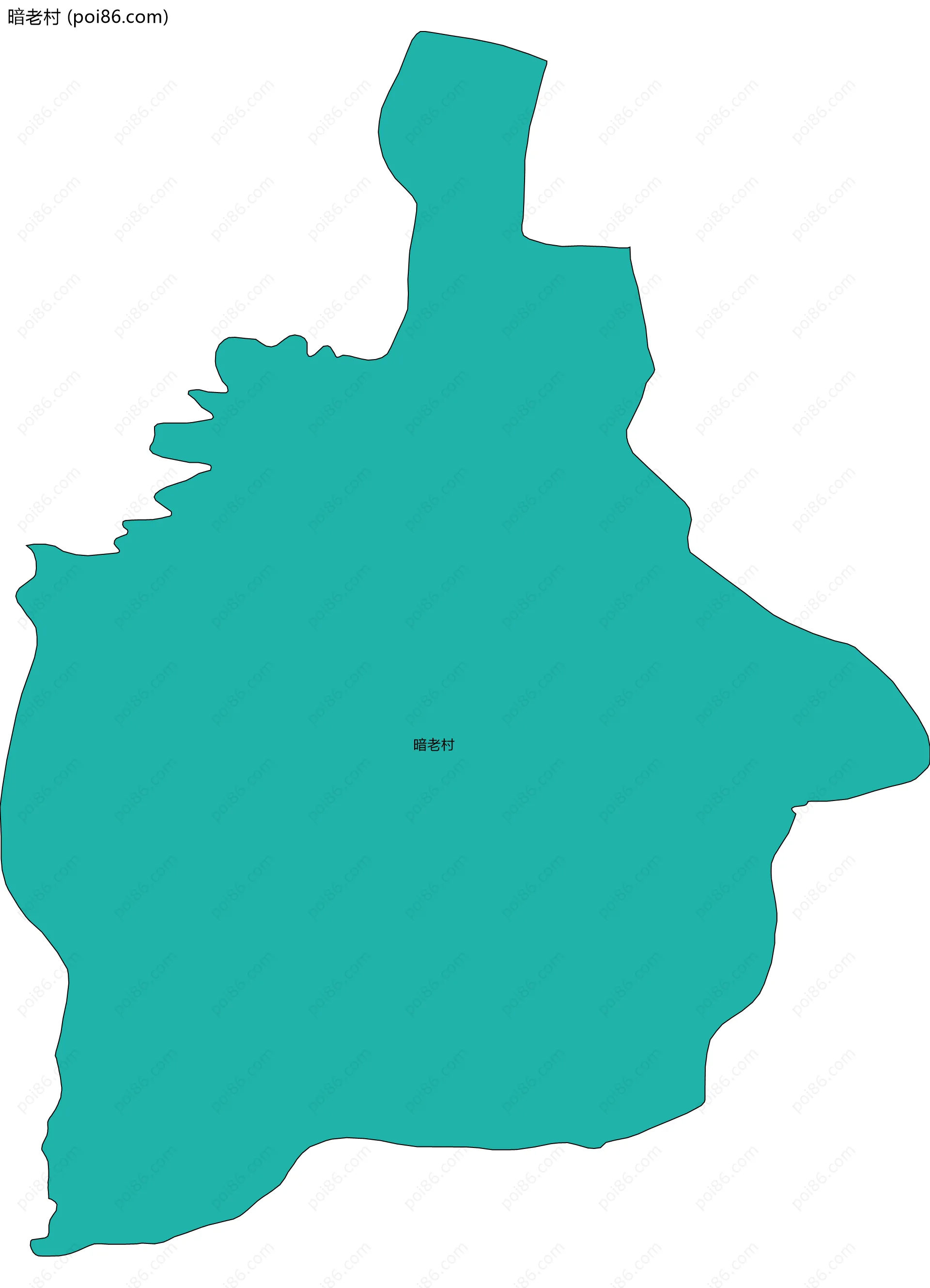 暗老村边界地图