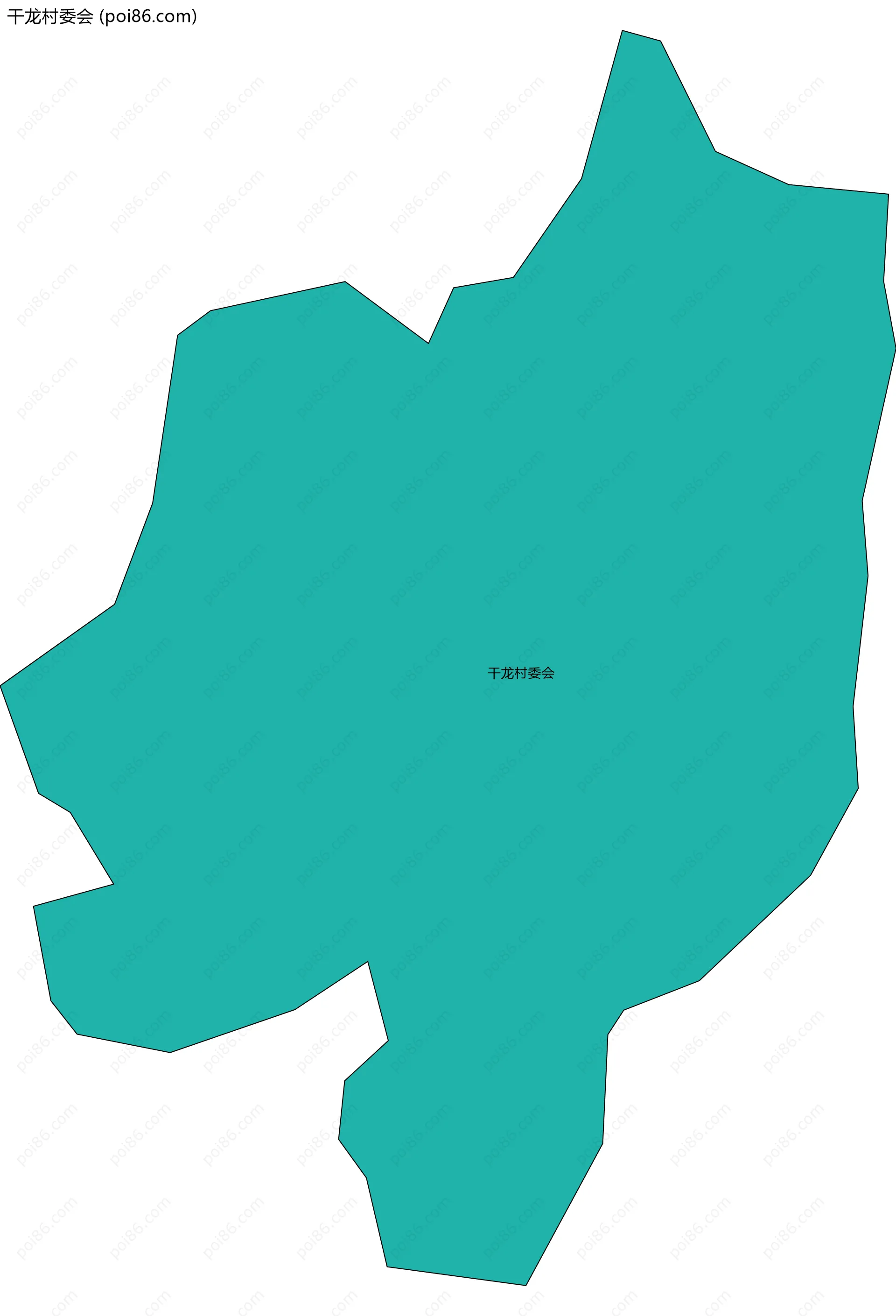 干龙村委会边界地图