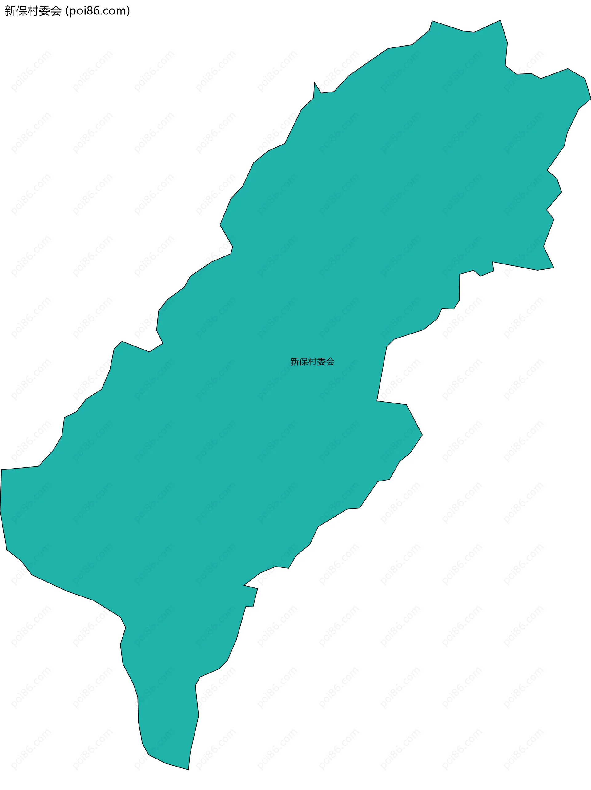 新保村委会边界地图