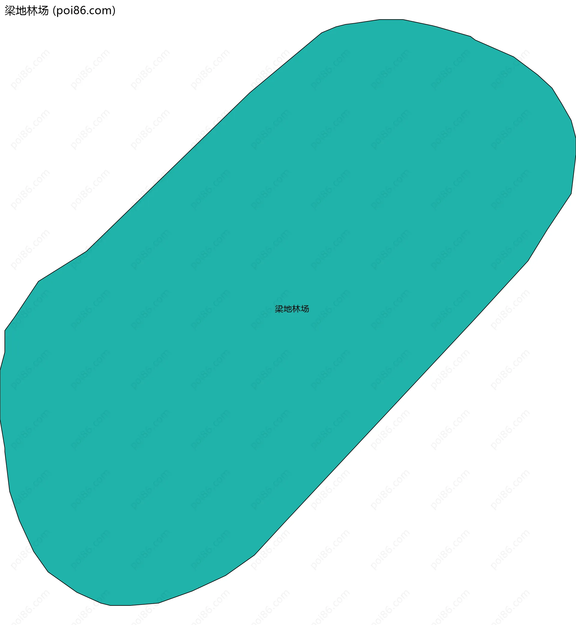 梁地林场边界地图