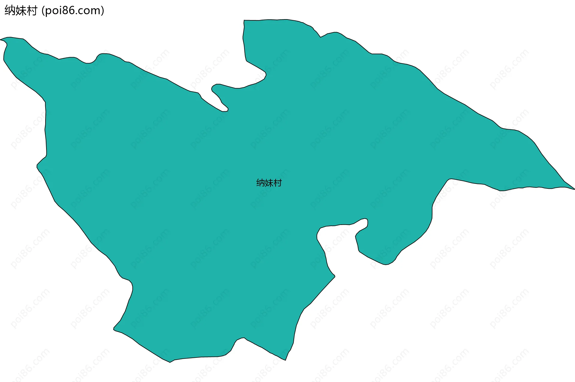 纳妹村边界地图