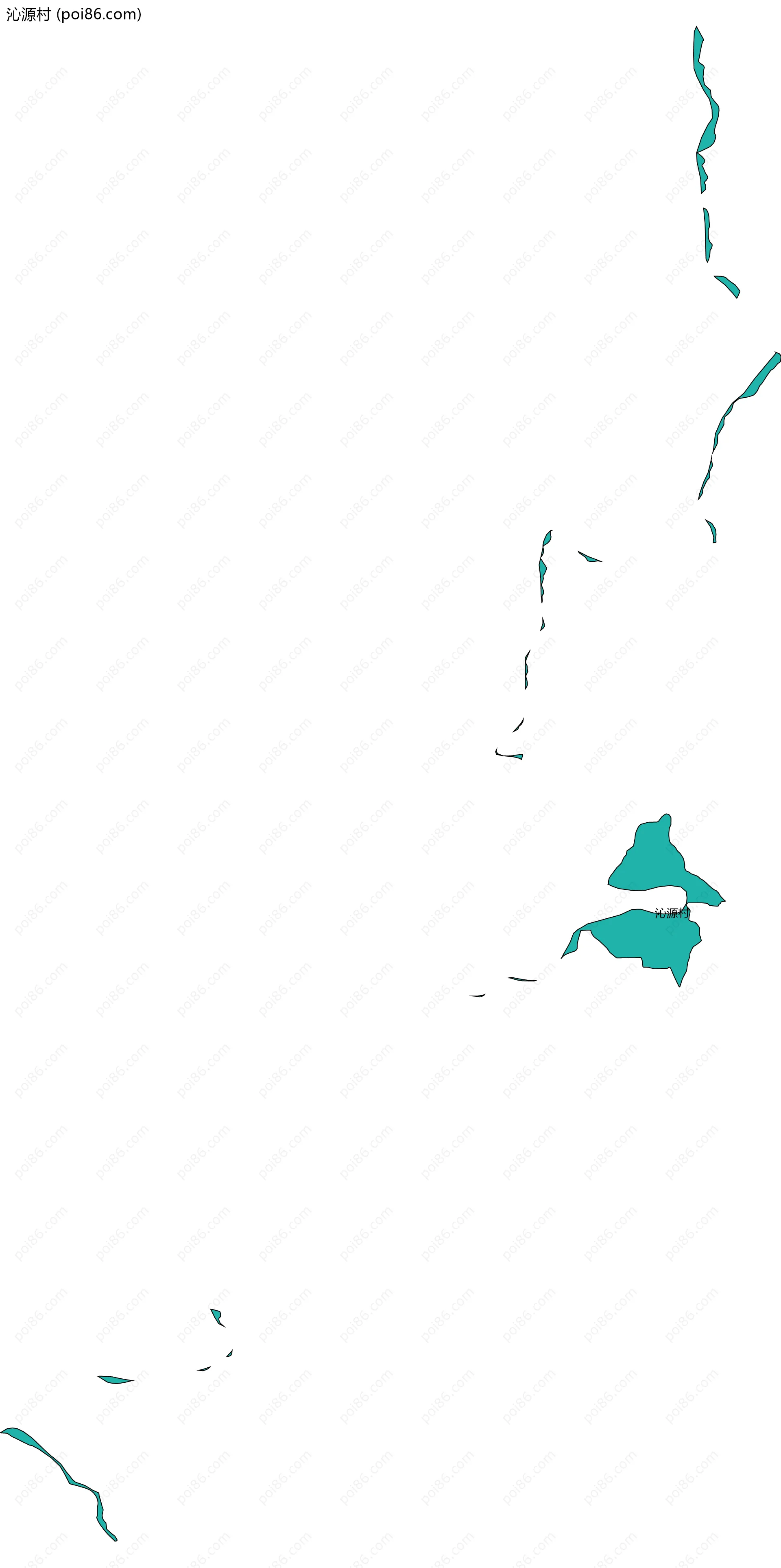 沁源村边界地图