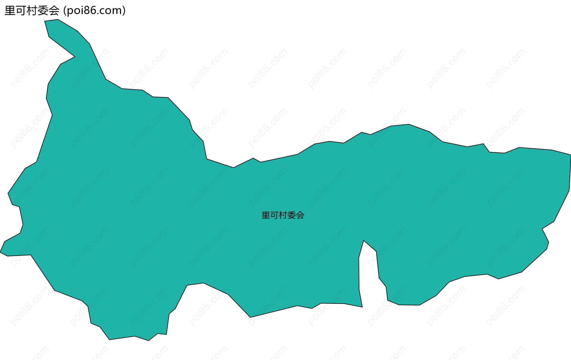 里可村委会边界地图