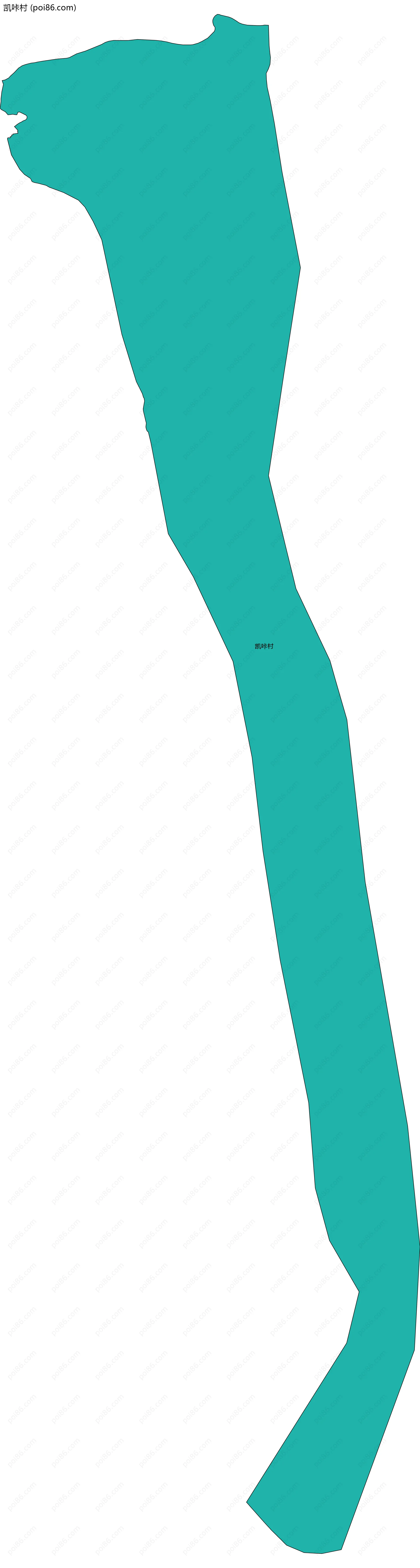 凯咔村边界地图