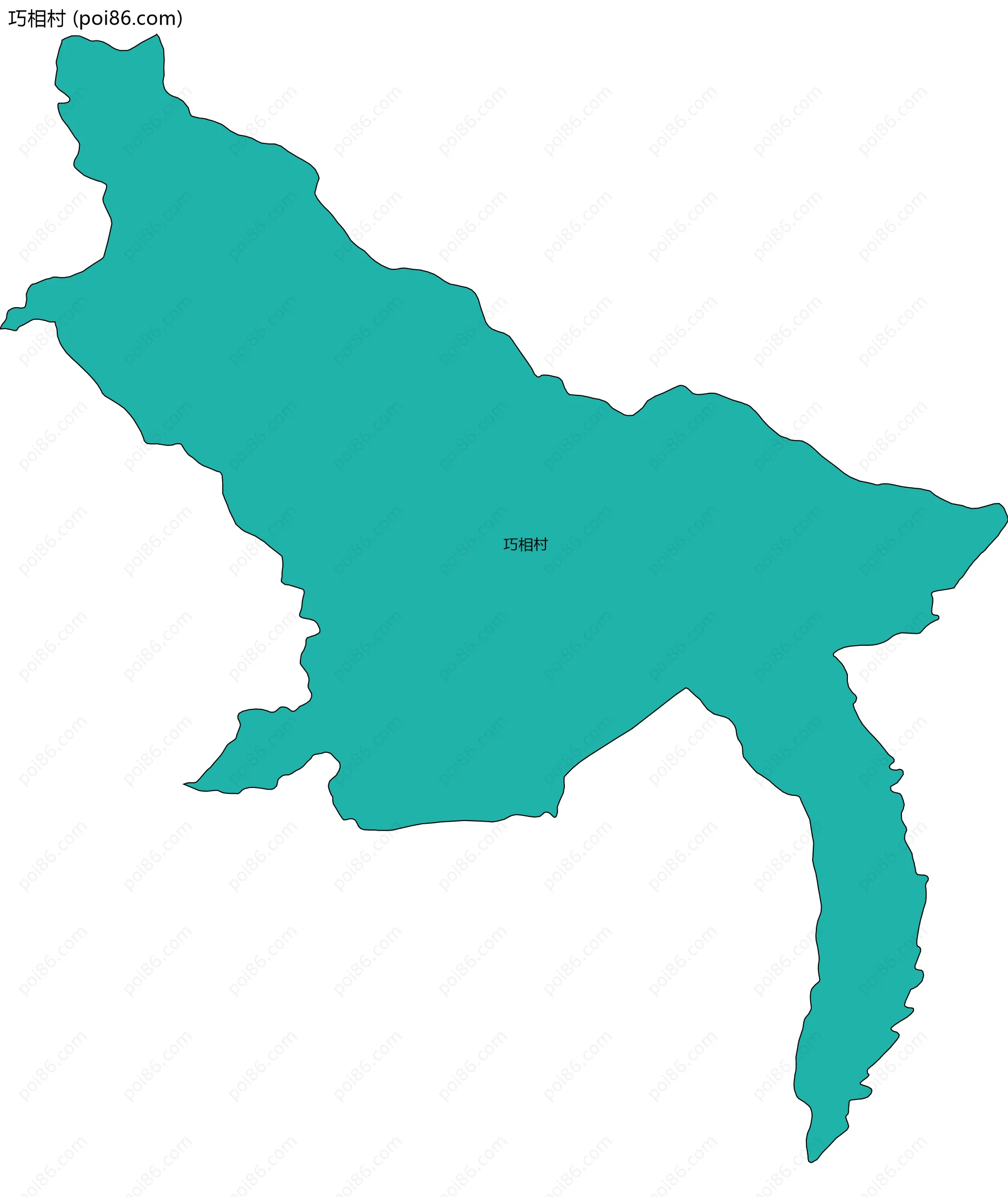 巧相村边界地图
