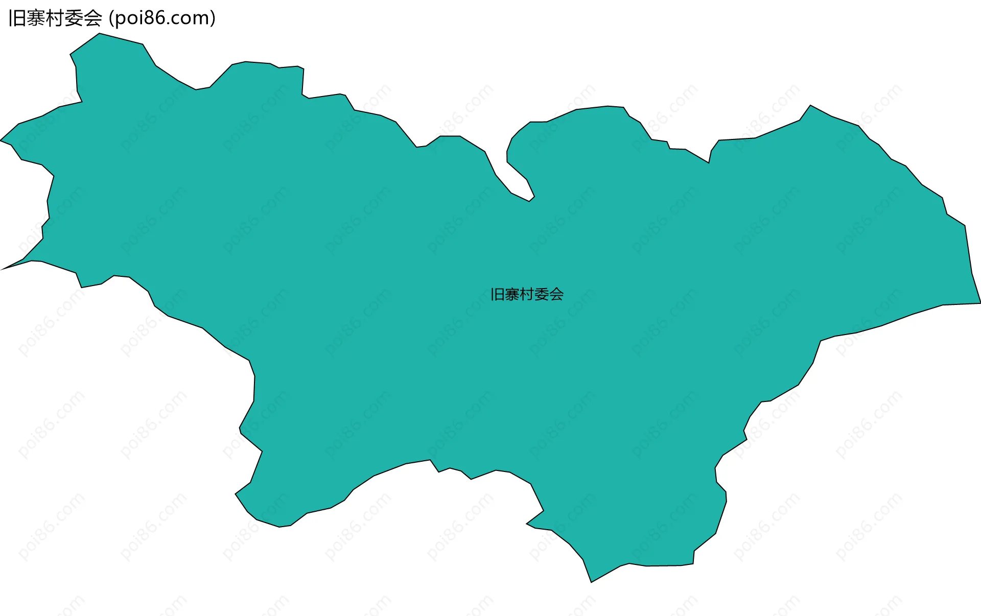 旧寨村委会边界地图