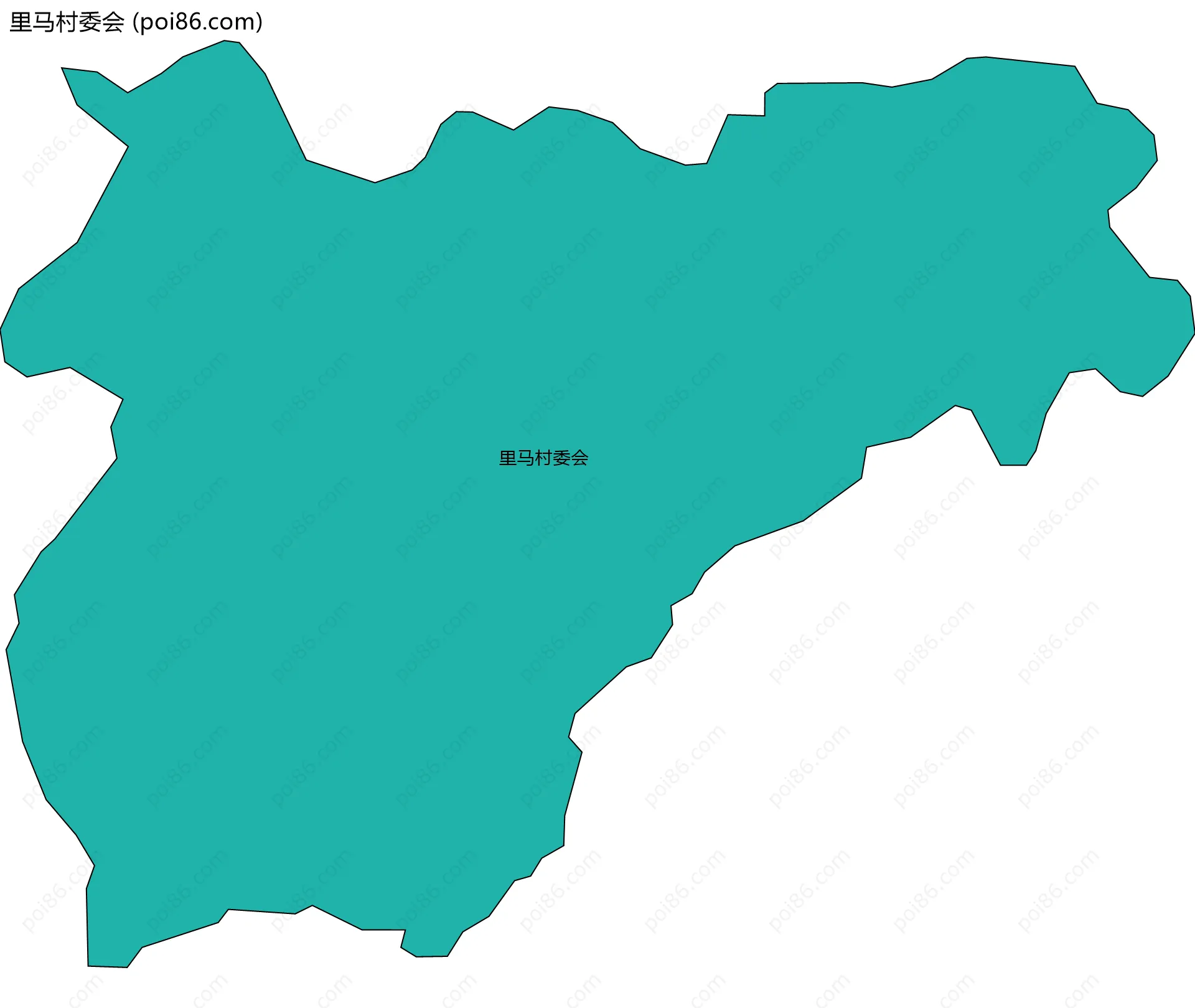 里马村委会边界地图