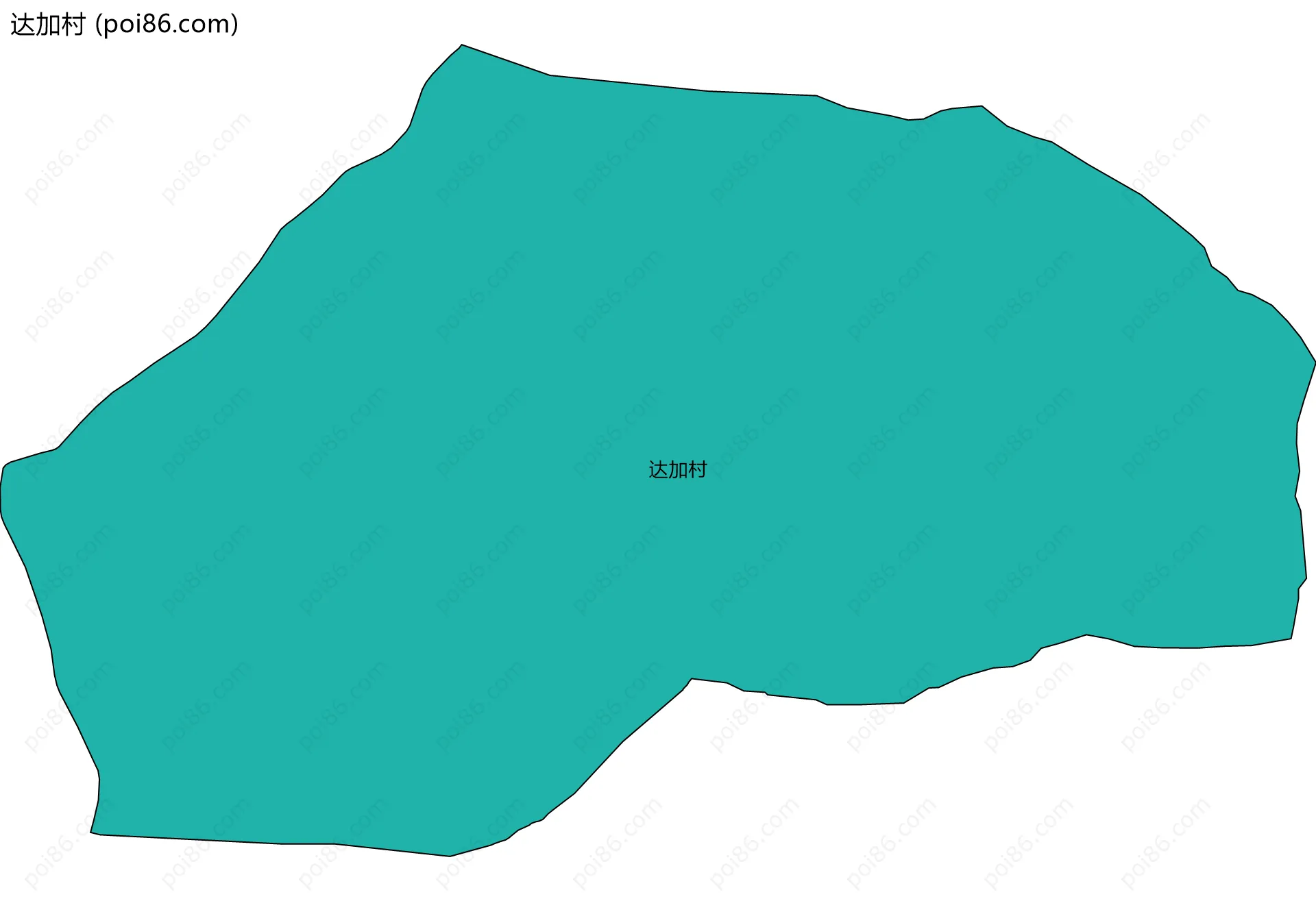 达加村边界地图