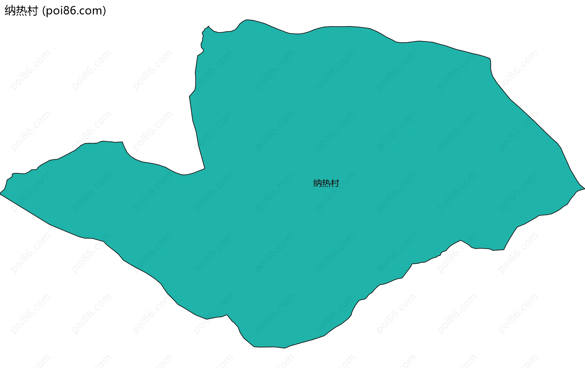 纳热村边界地图