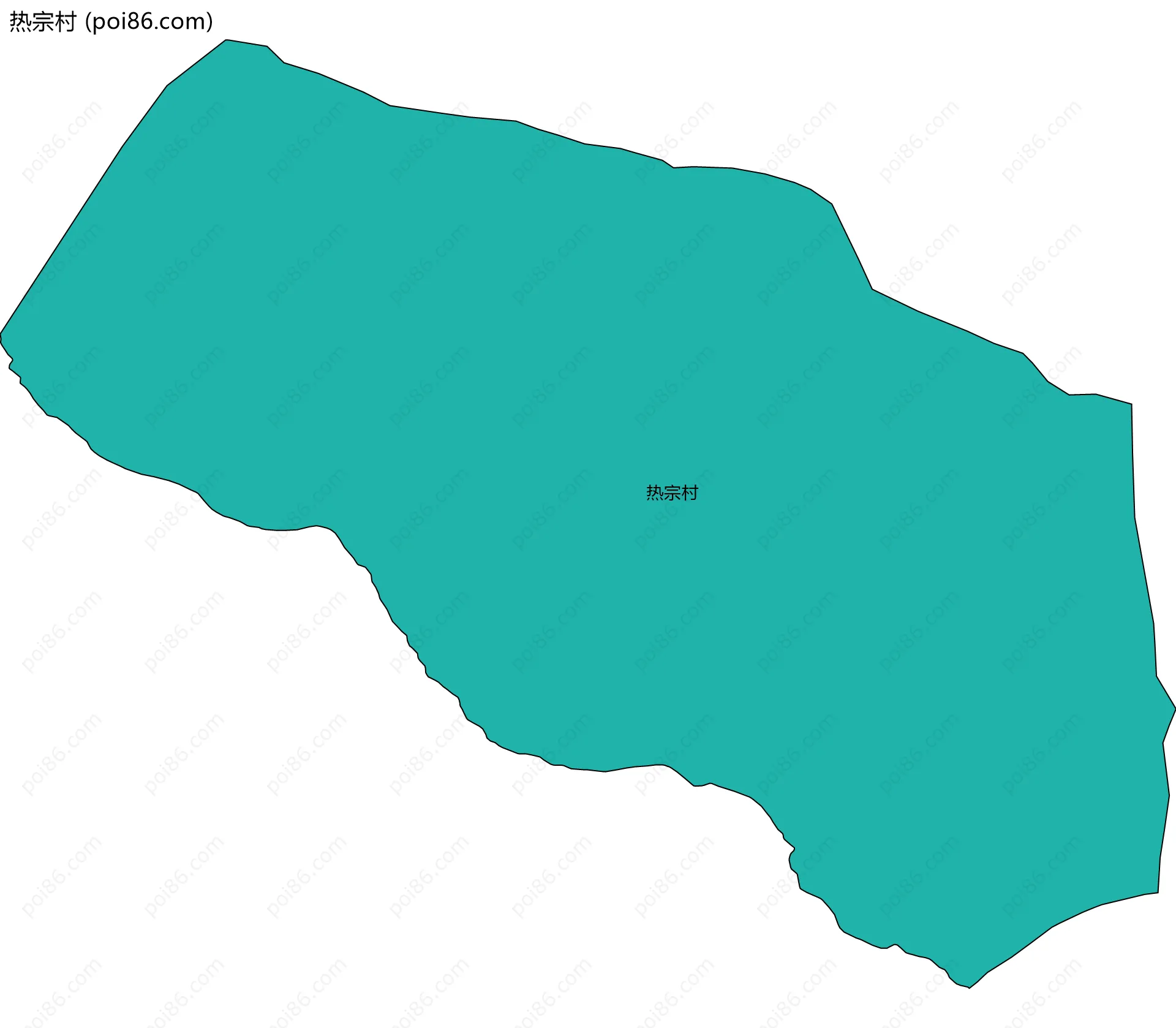 热宗村边界地图