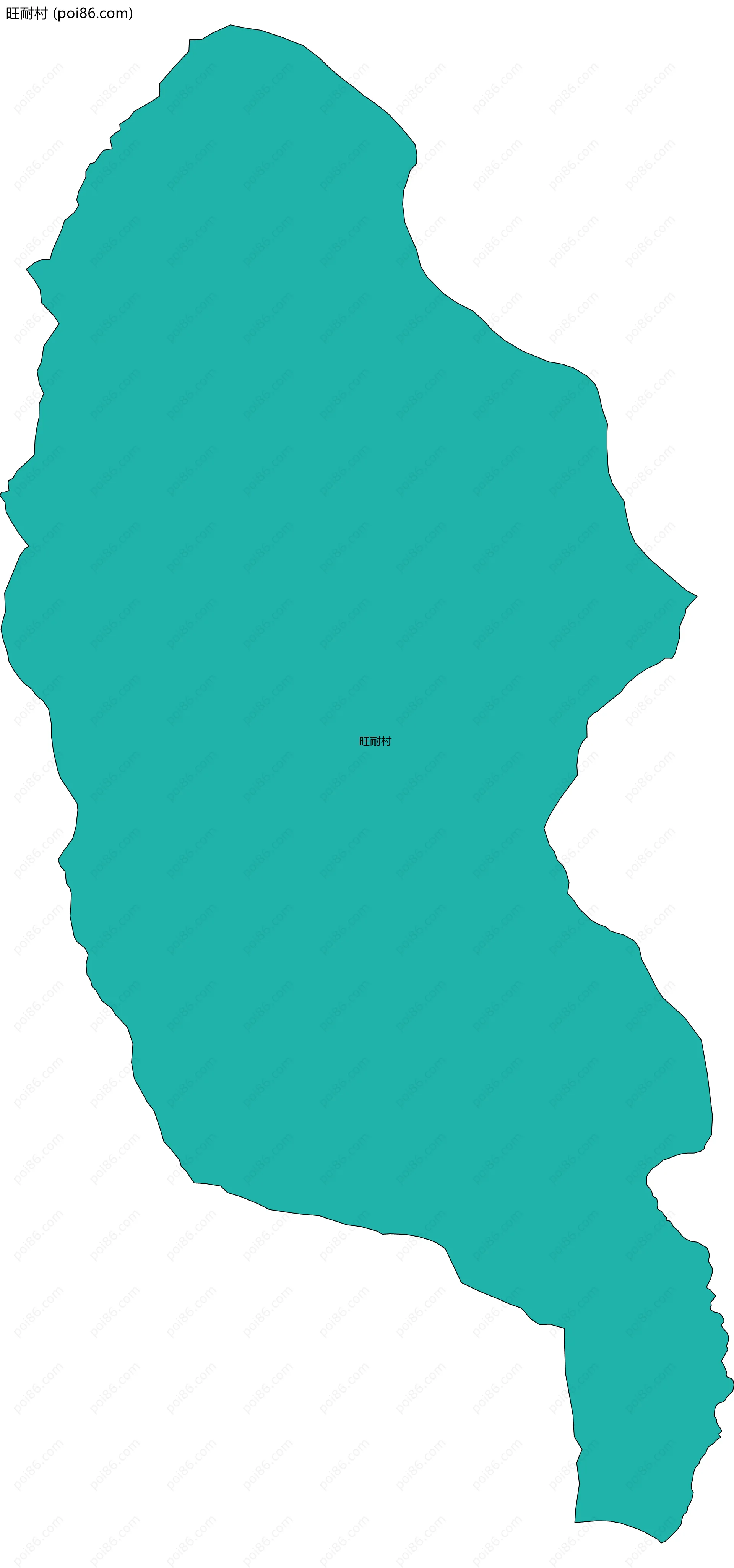 旺耐村边界地图